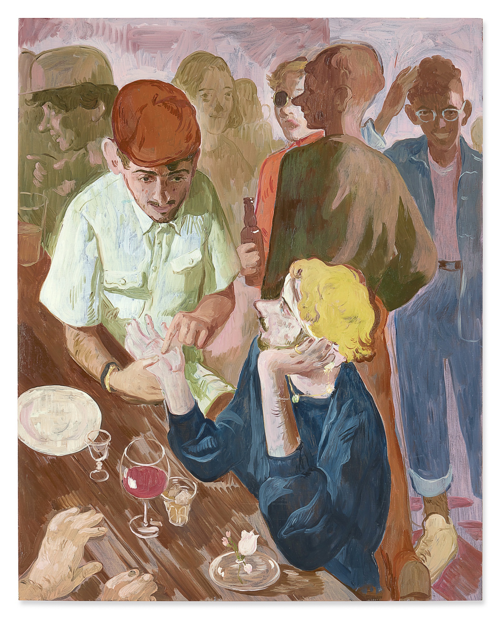 Salman Toor — The Palm Reader