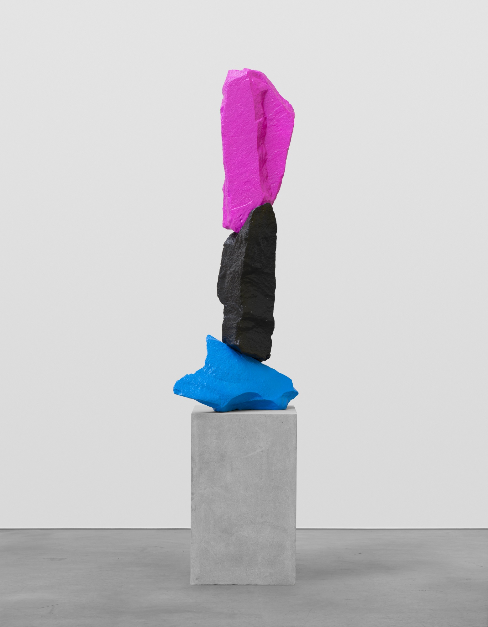 Ugo Rondinone — Blue Black Violet Mountain