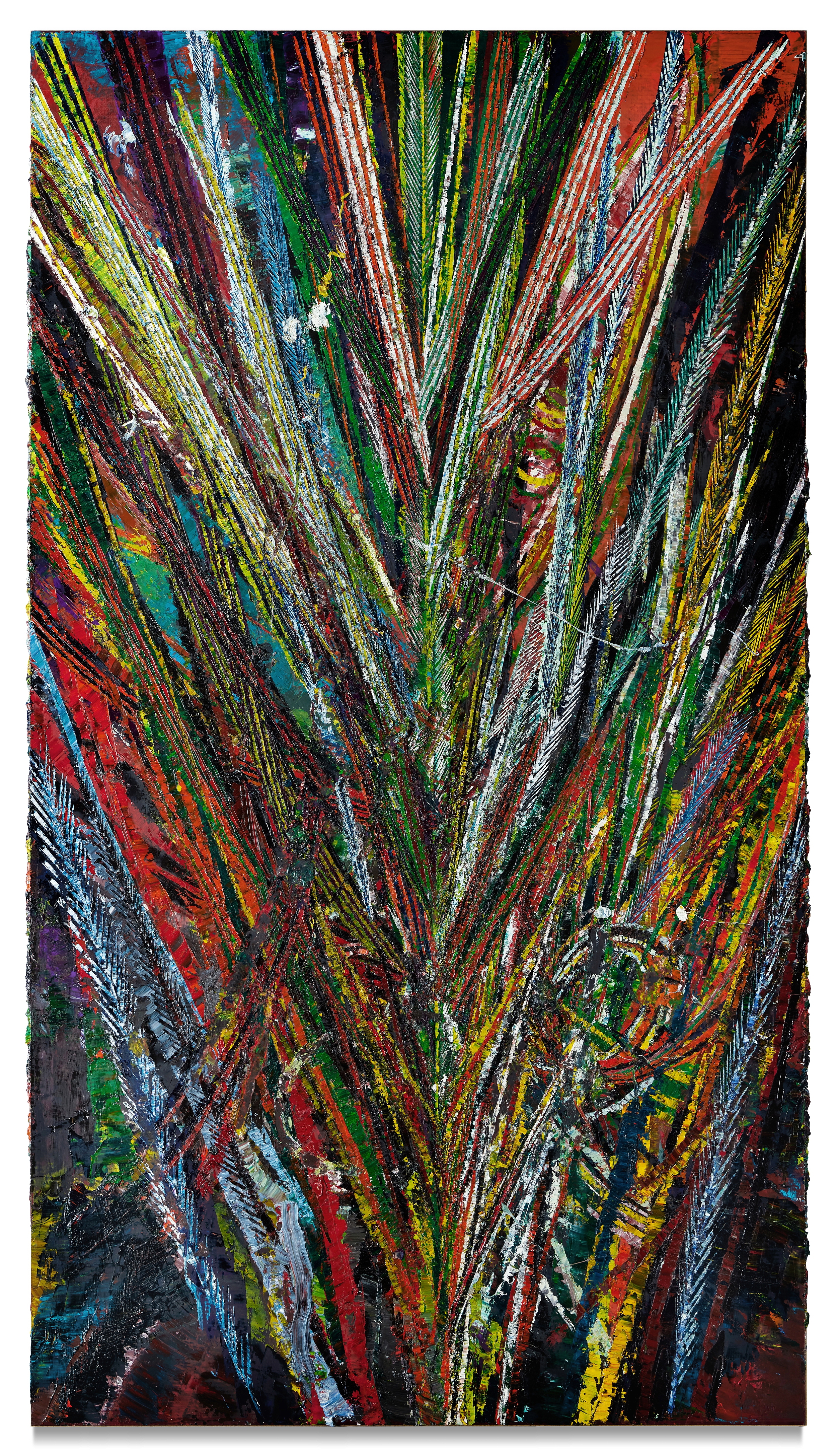 Mark Grotjahn — Untitled (Into and Through the Jungle Monkey Face 45.98)