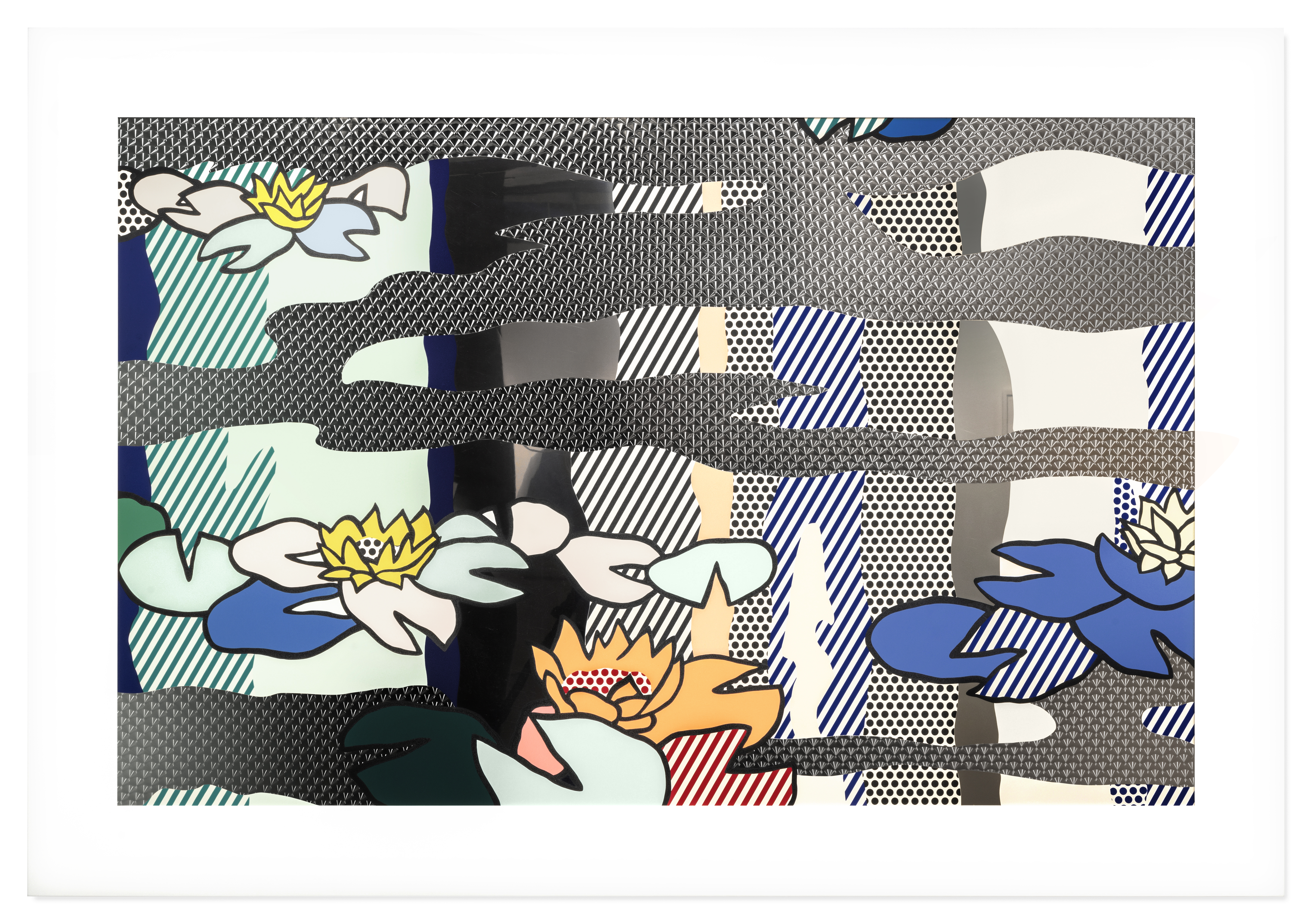 Roy Lichtenstein — Water Lily Pond with Reflections