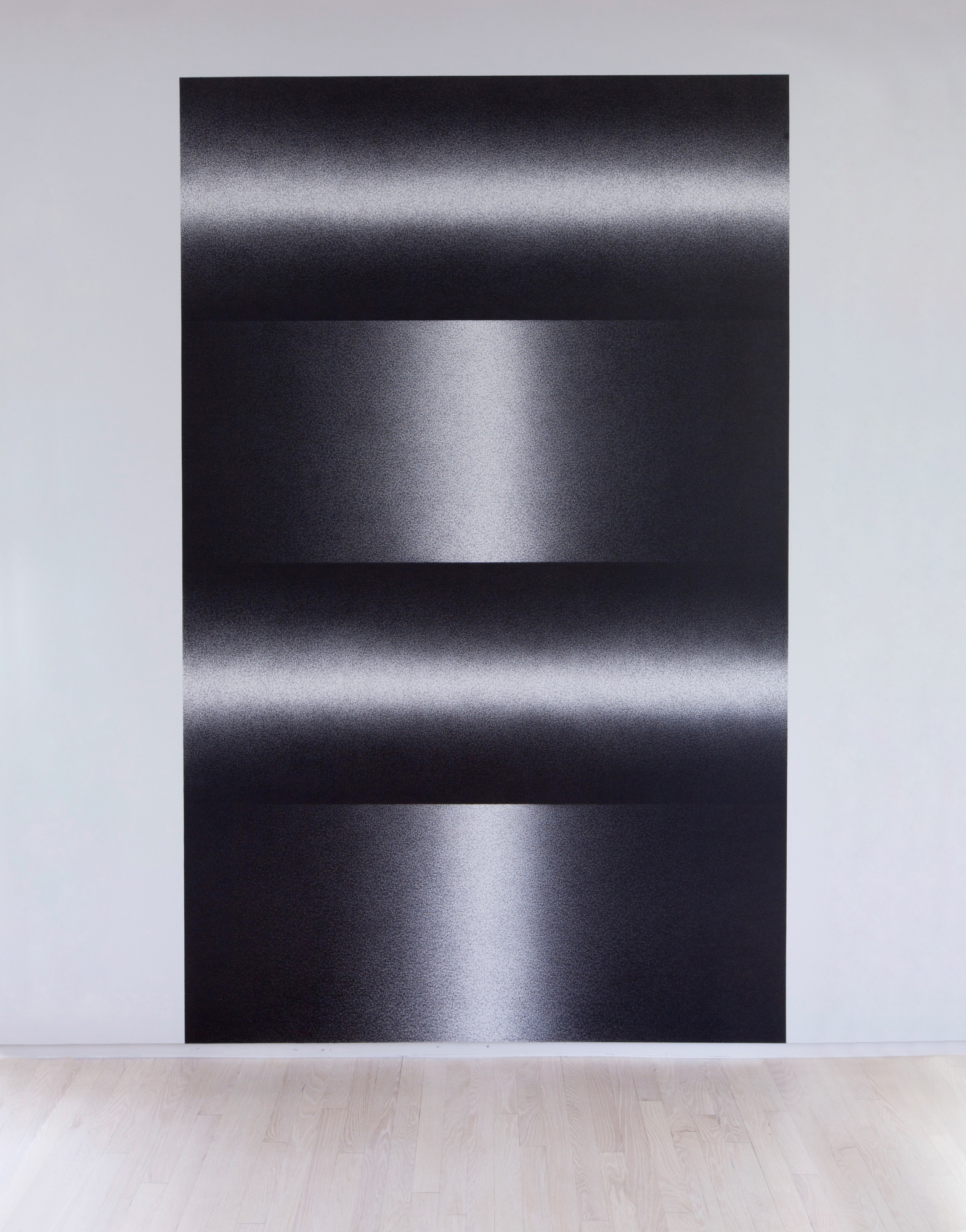 On The Edge: Five Decades of American Minimalism — Wall Drawing #1235, Scribbles (JC)