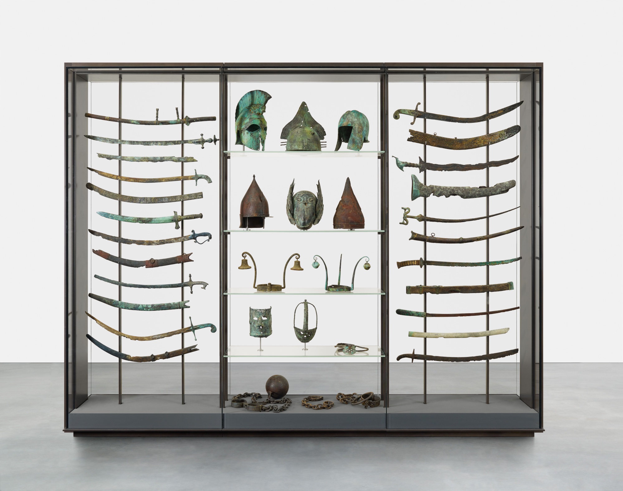 Damien Hirst — A Collection of Helmets and Swords (with Scabbards) from the Wreck of the Unbelievable