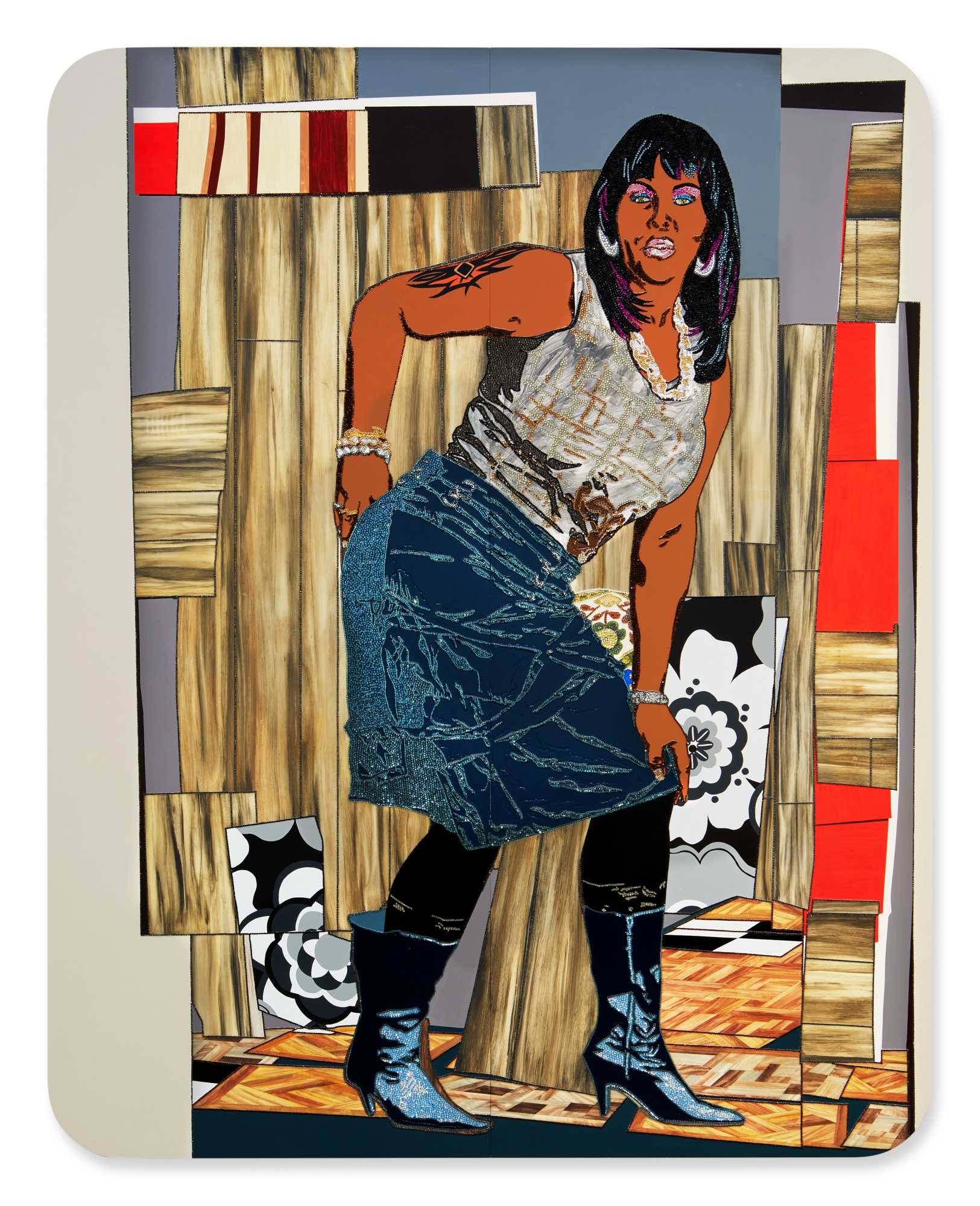 Mickalene Thomas — All she wants to do is dance (Fran)