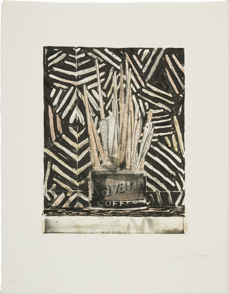 Jasper Johns — Savarin 5 (Corpse and Mirror)