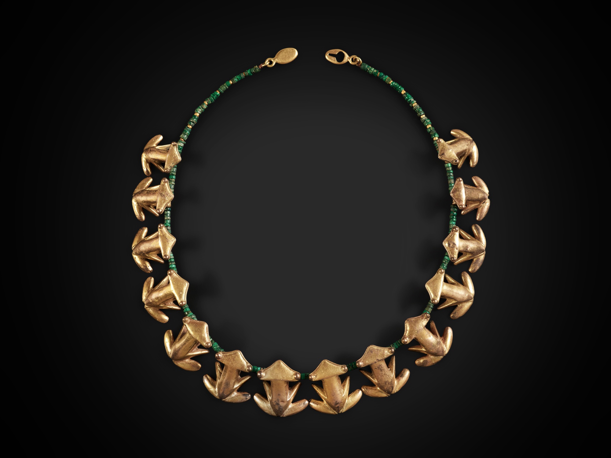 Tairona Gold Frog Necklace — Tairona Gold Frog Necklace