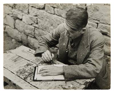 罗伯特•卡帕 埃文斯•卡尔逊先生照片三张 摄于中国 约1937年