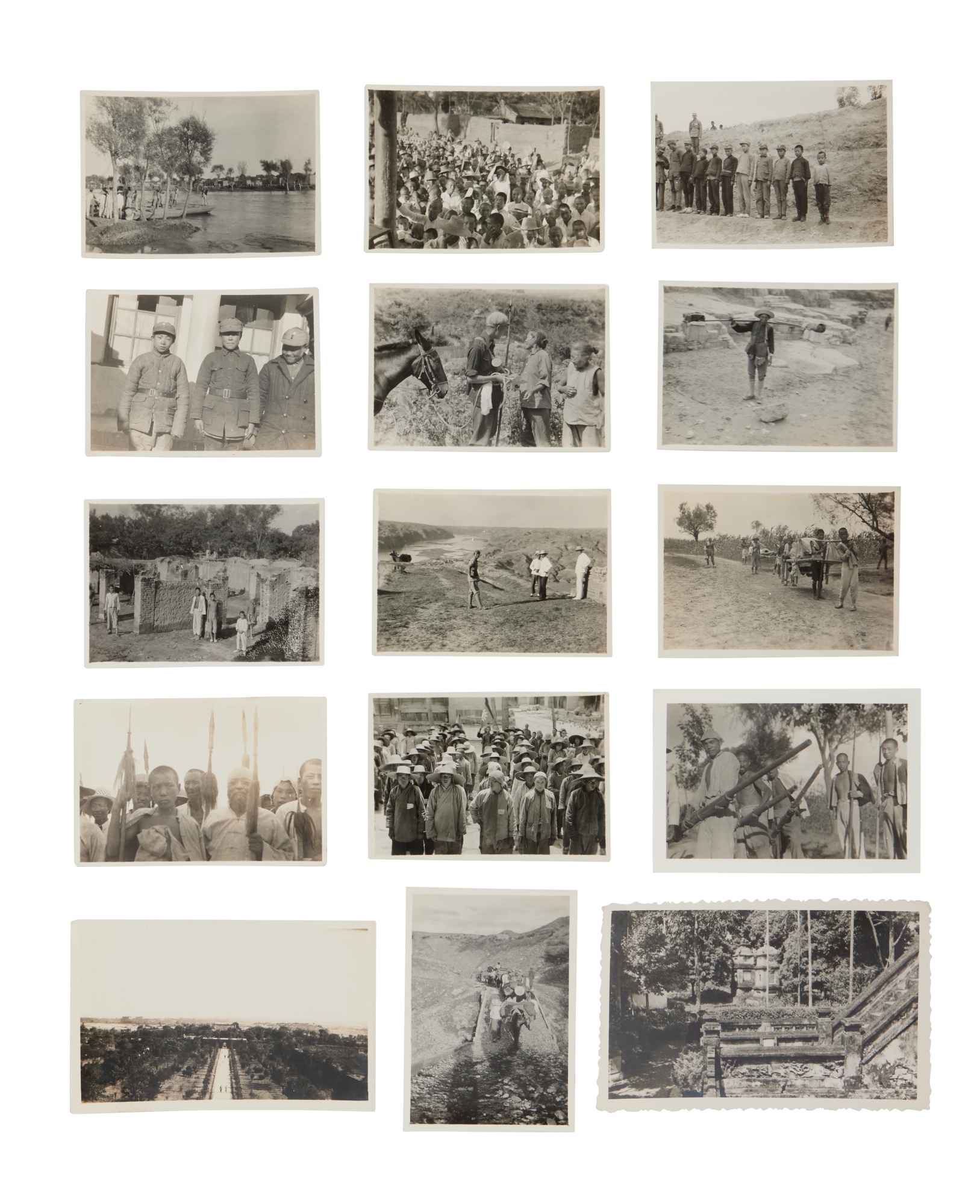 埃文斯•卡尔逊 中国见闻照片一组三十八张 约1937年