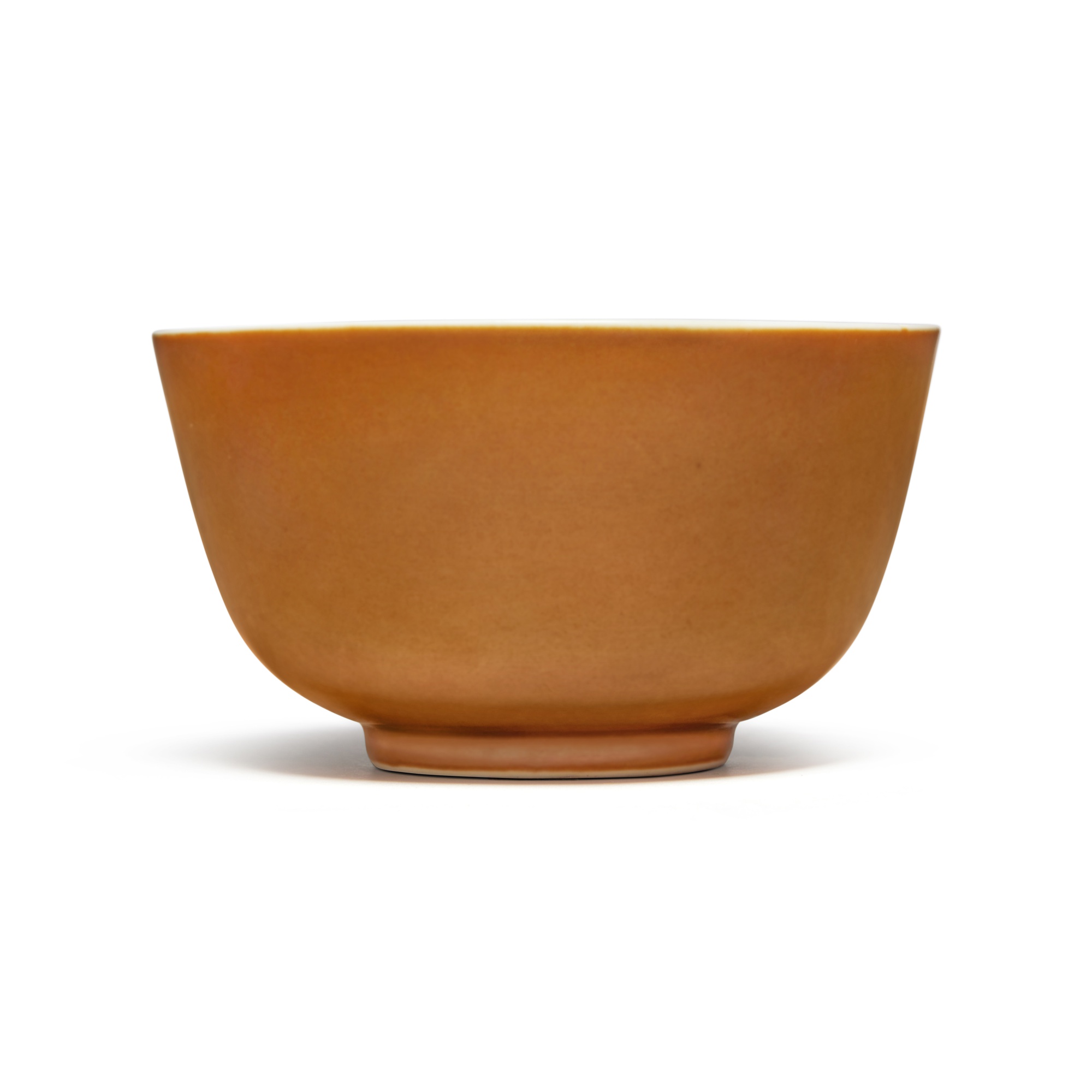 A café-au-lait-glazed bowl — 清宣統 紫金釉盌 《大清宣統年製》款