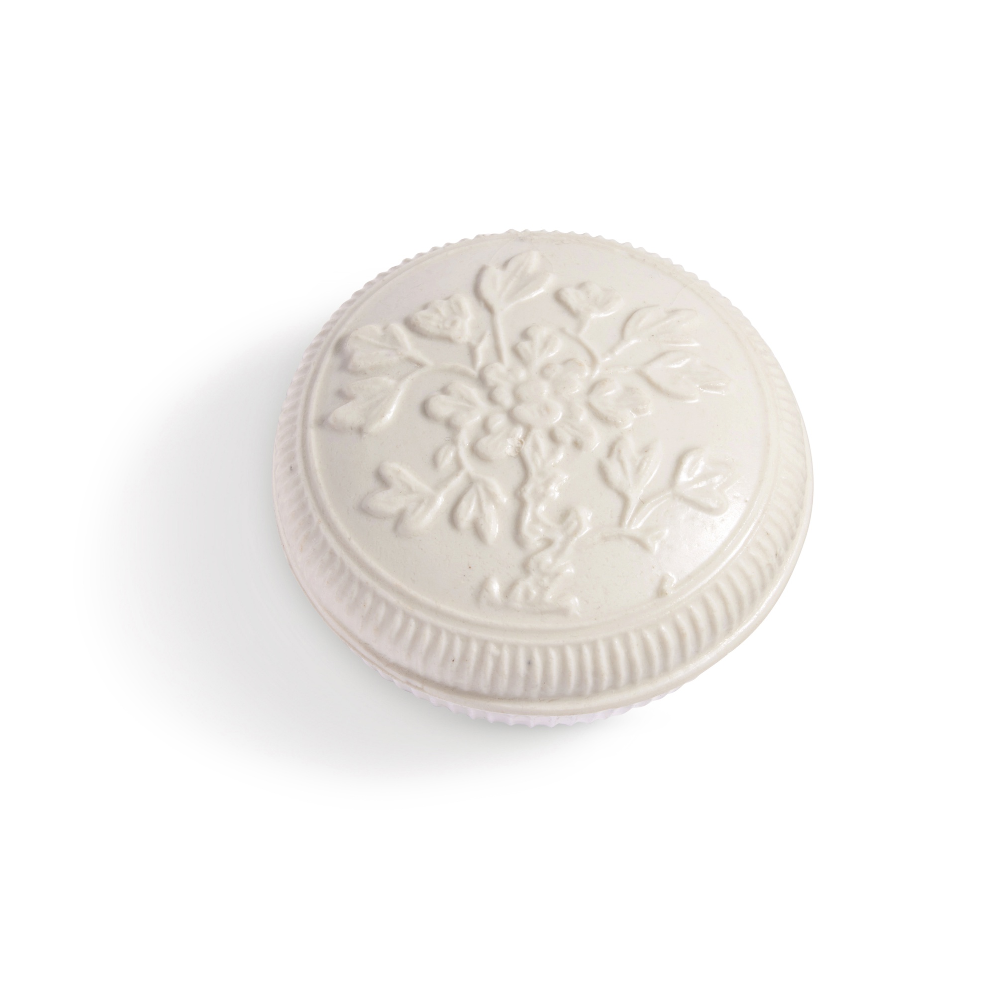 Unknown (Historical) — 約1690年 德化白釉印花紋小蓋盒