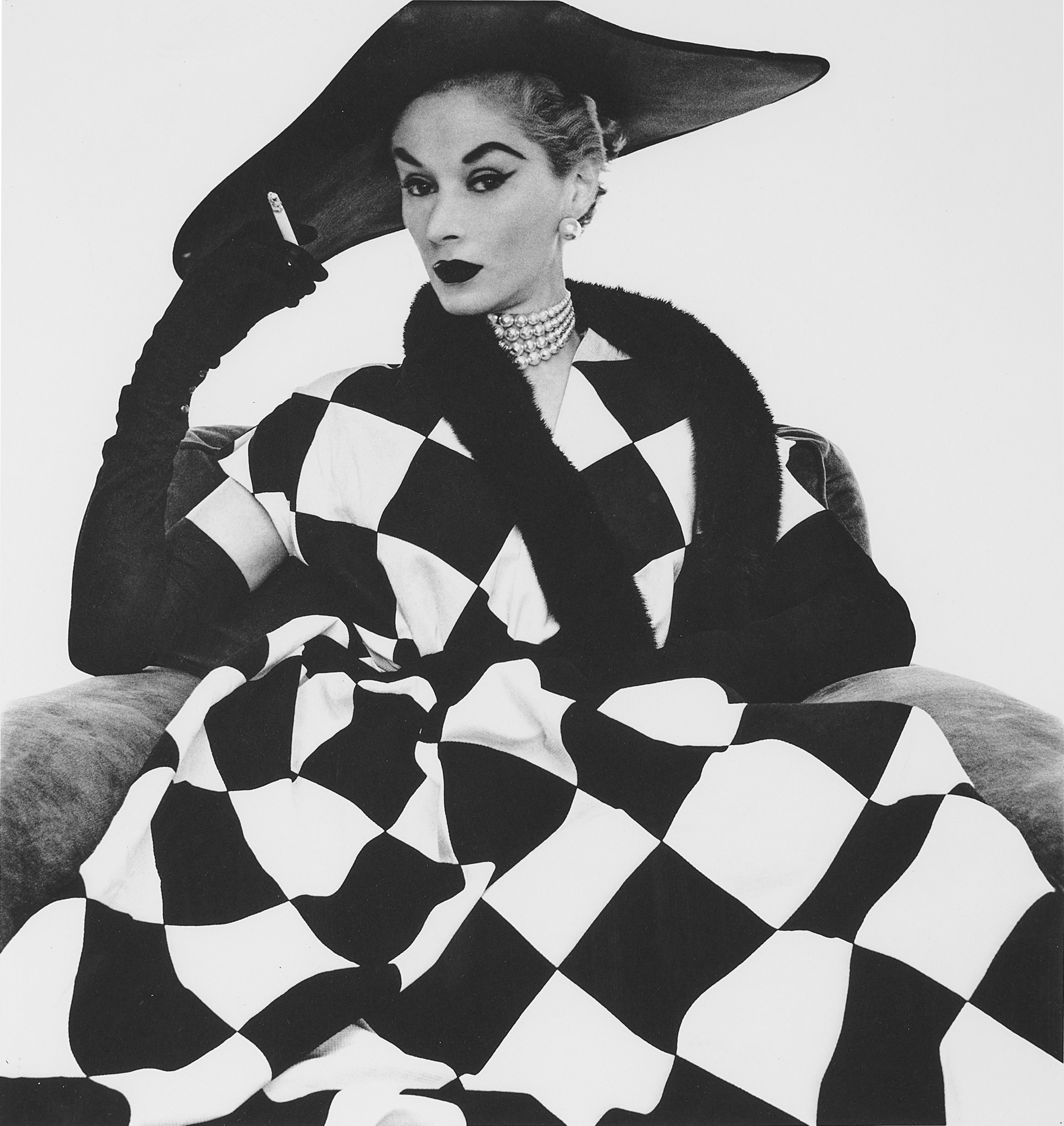 Irving Penn — ‘Harlequin Dress (Lisa Fonssagrives-Penn)'