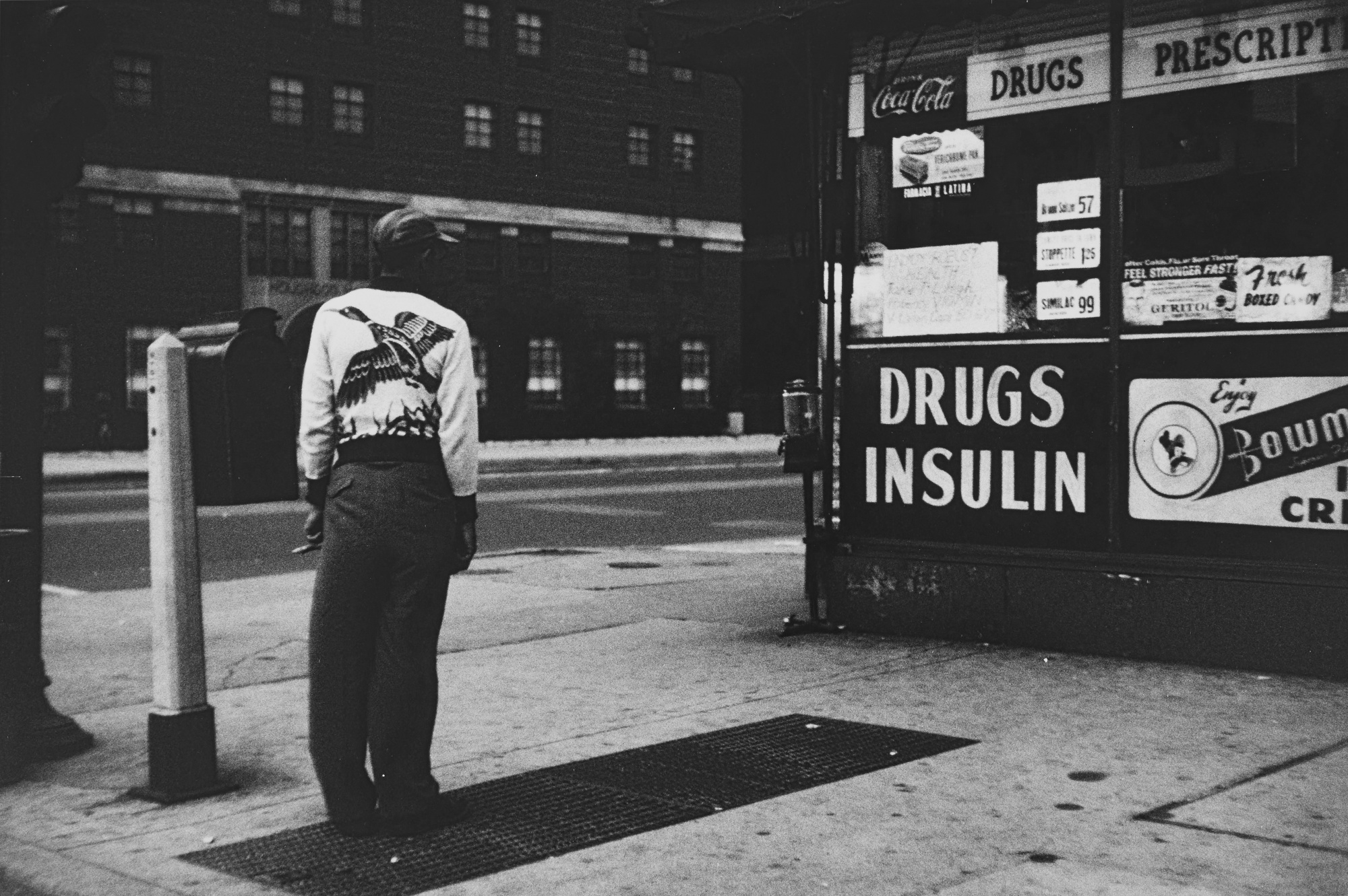 Robert Frank — 'Chicago' (Man and Pharmacy)