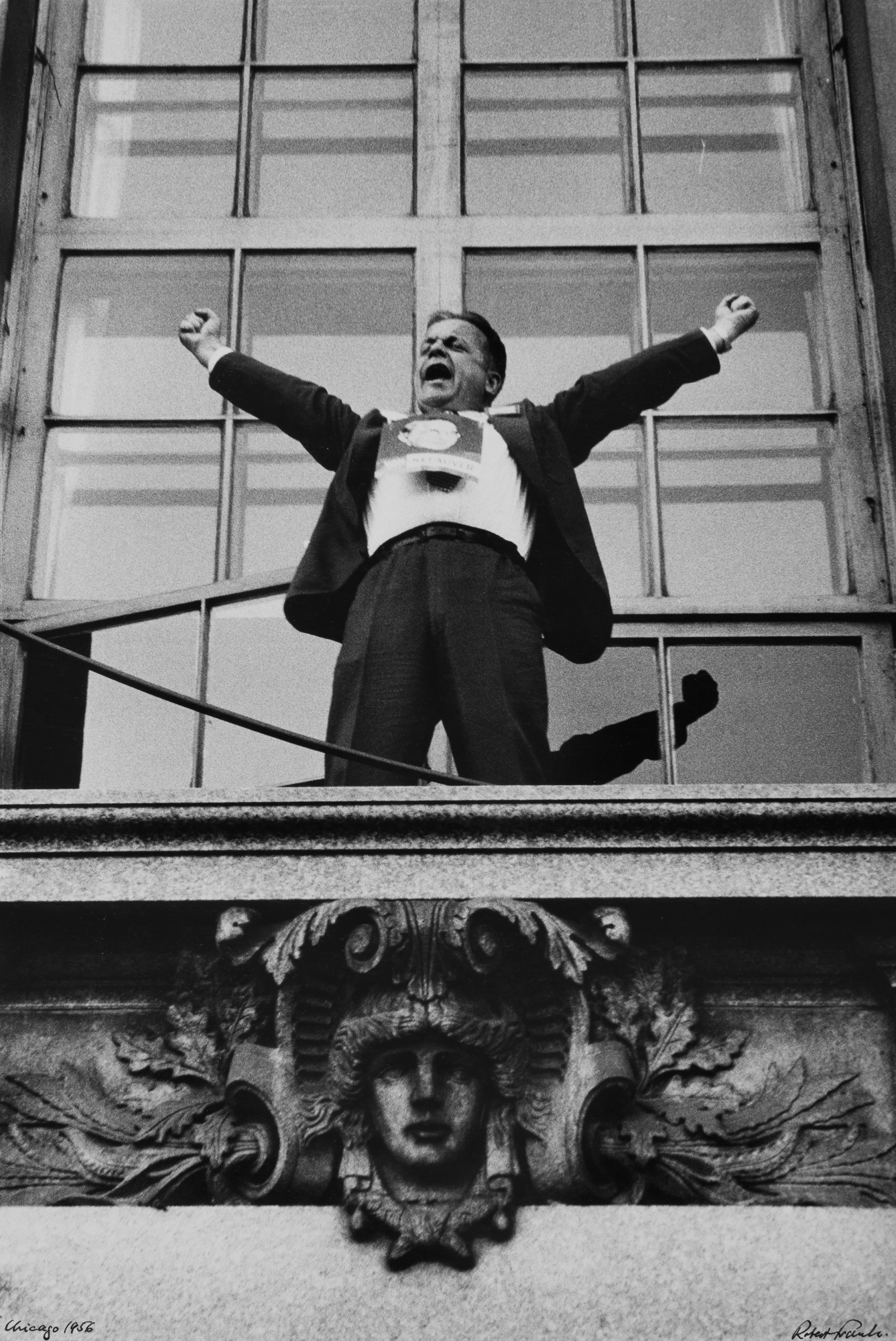 Robert Frank —  'Chicago' (Political Rally)