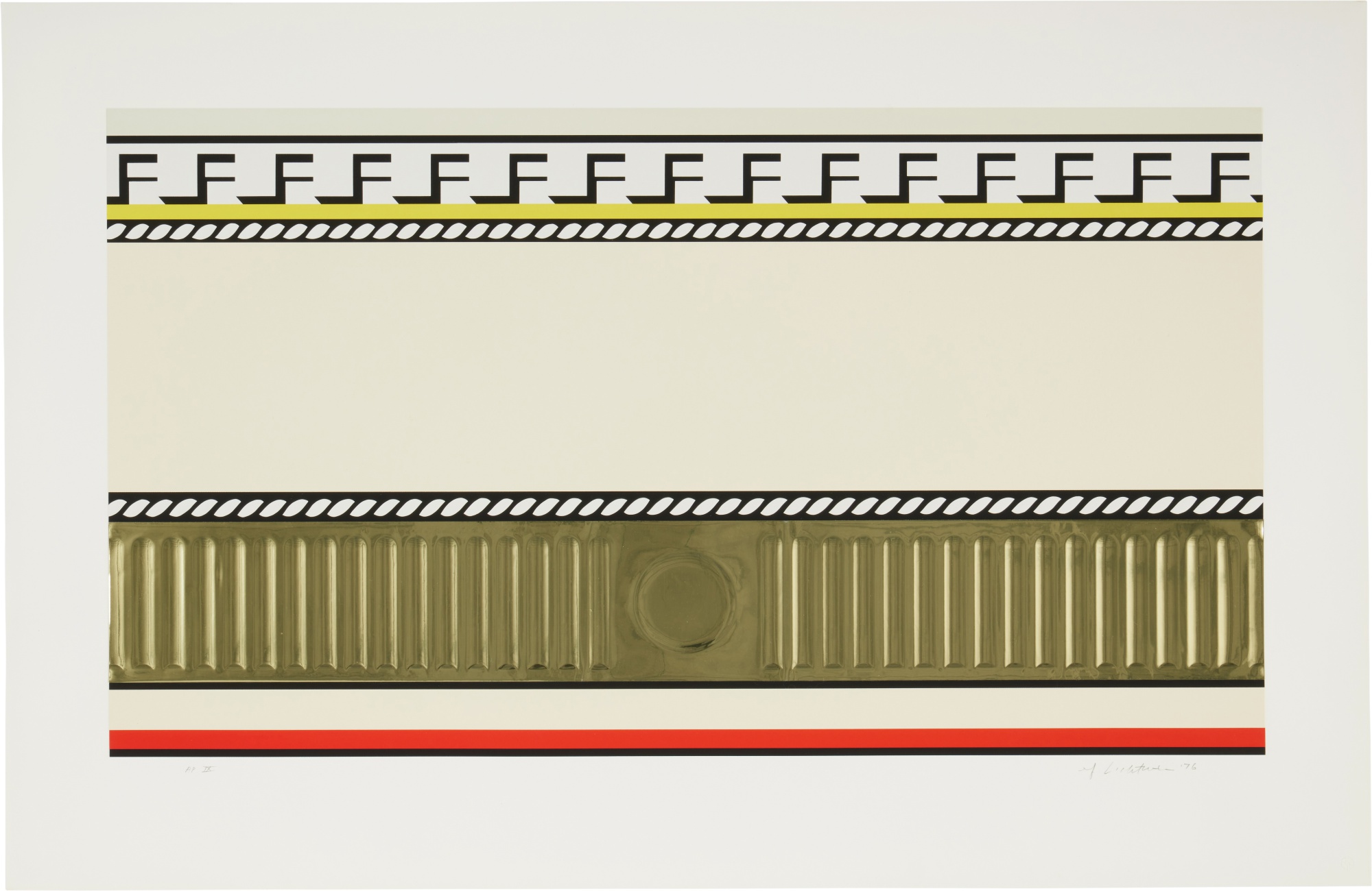Roy Lichtenstein — Entablature I