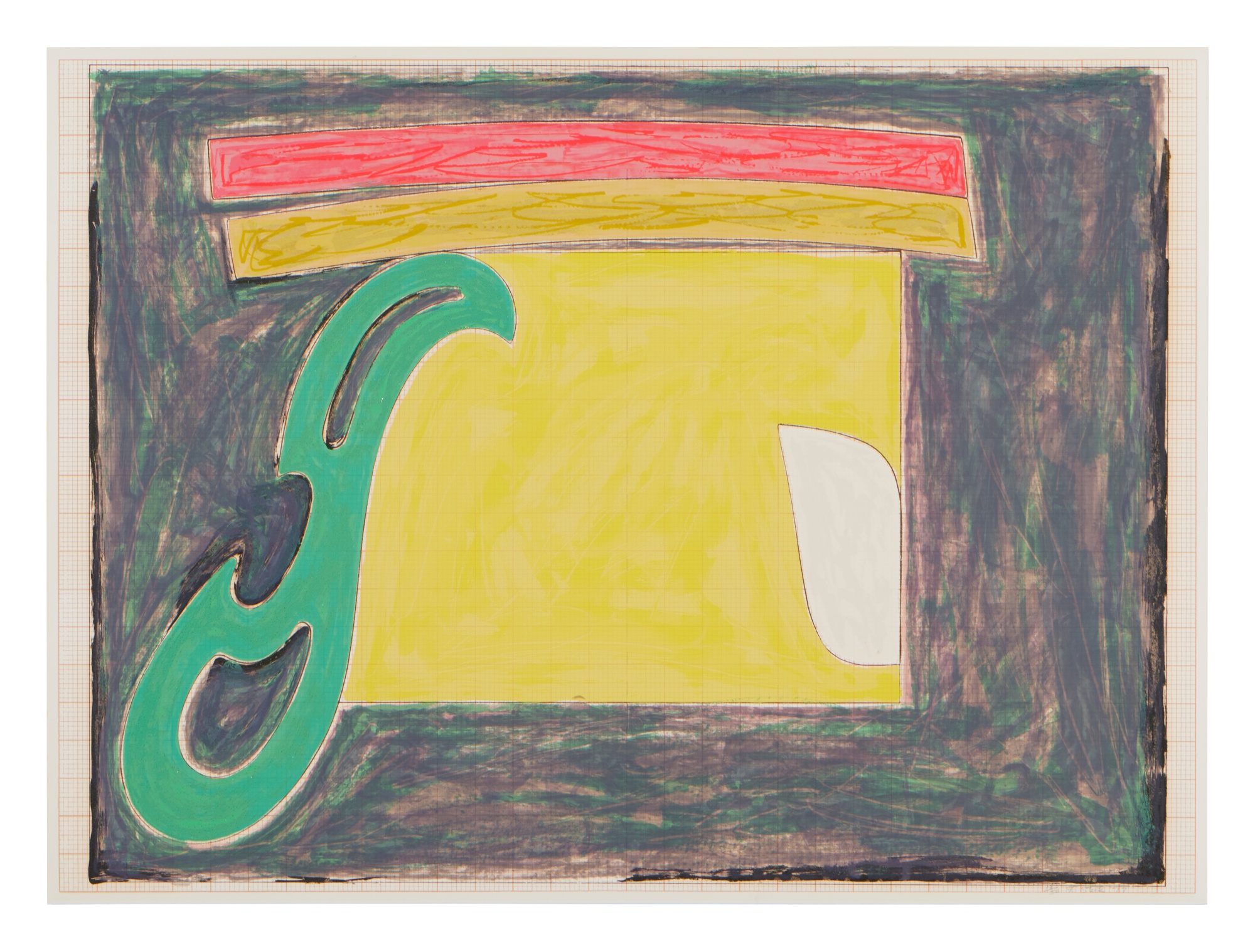 Frank Stella — Mysterious Bird of Ulieta, from Exotic Bird Series