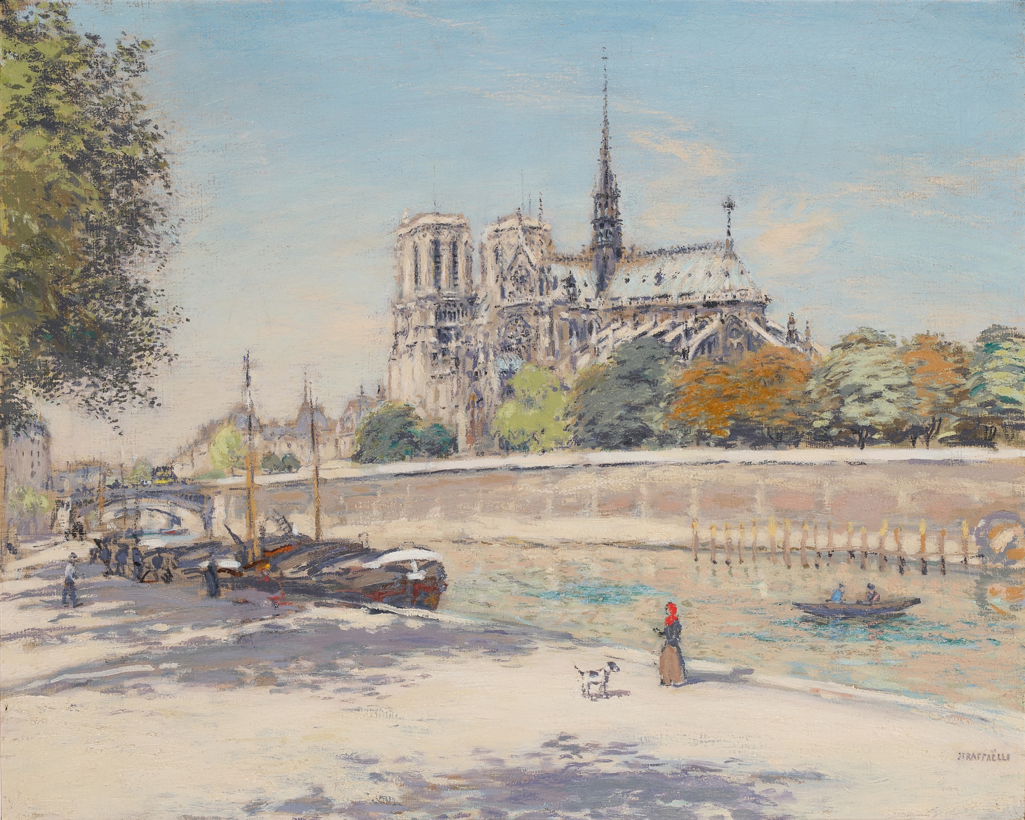 Jean François Raffaëlli — Vue de Notre Dame
