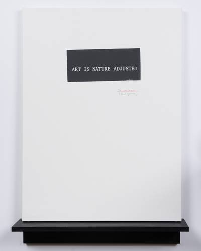 Art is Nature Adjusted 