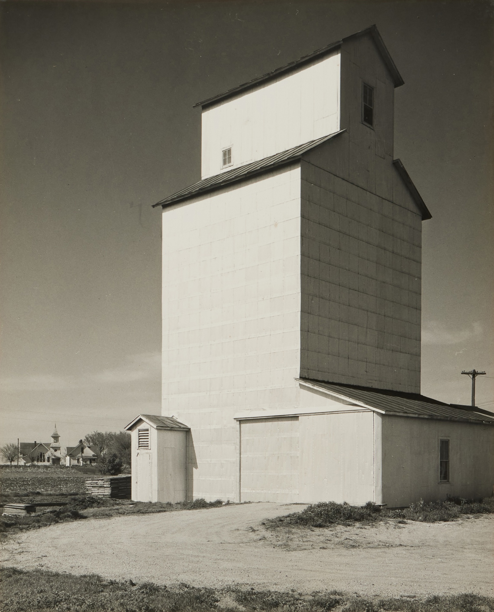 White-sided Grain Elevator, Nebraska