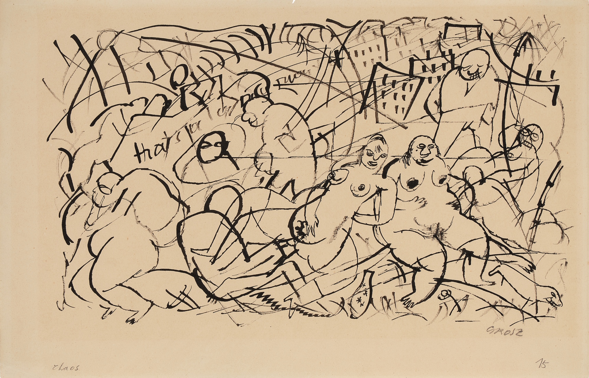 George Grosz — Aufruhr