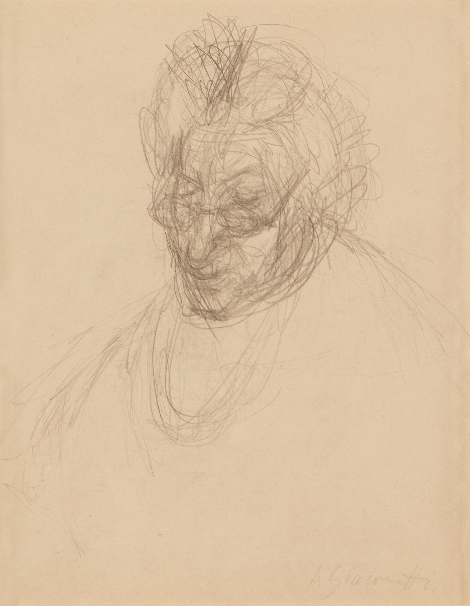 La mère de l'artiste (recto); Nature morte et animal fantastique (verso)