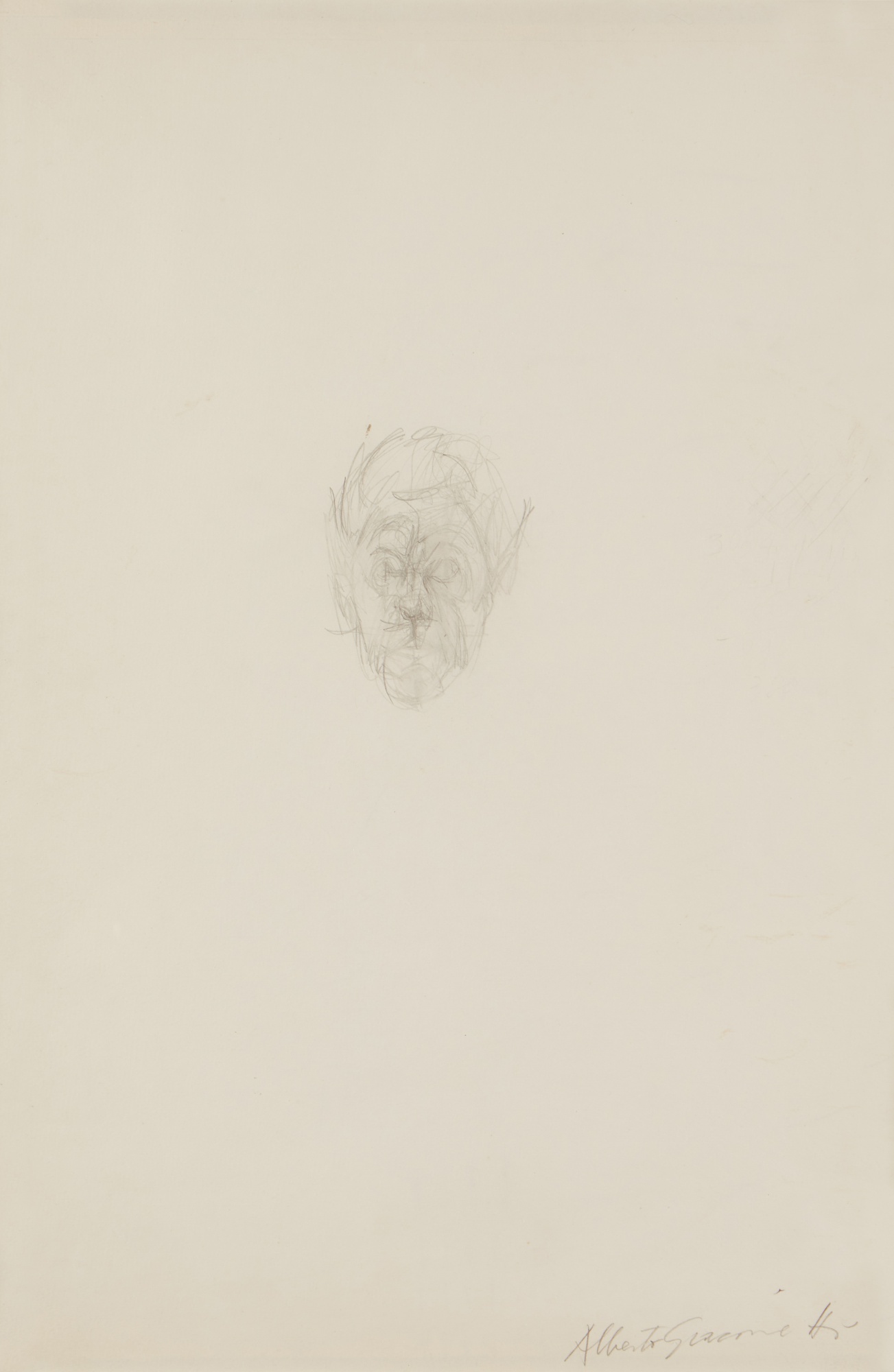Alberto Giacometti — Autoportrait