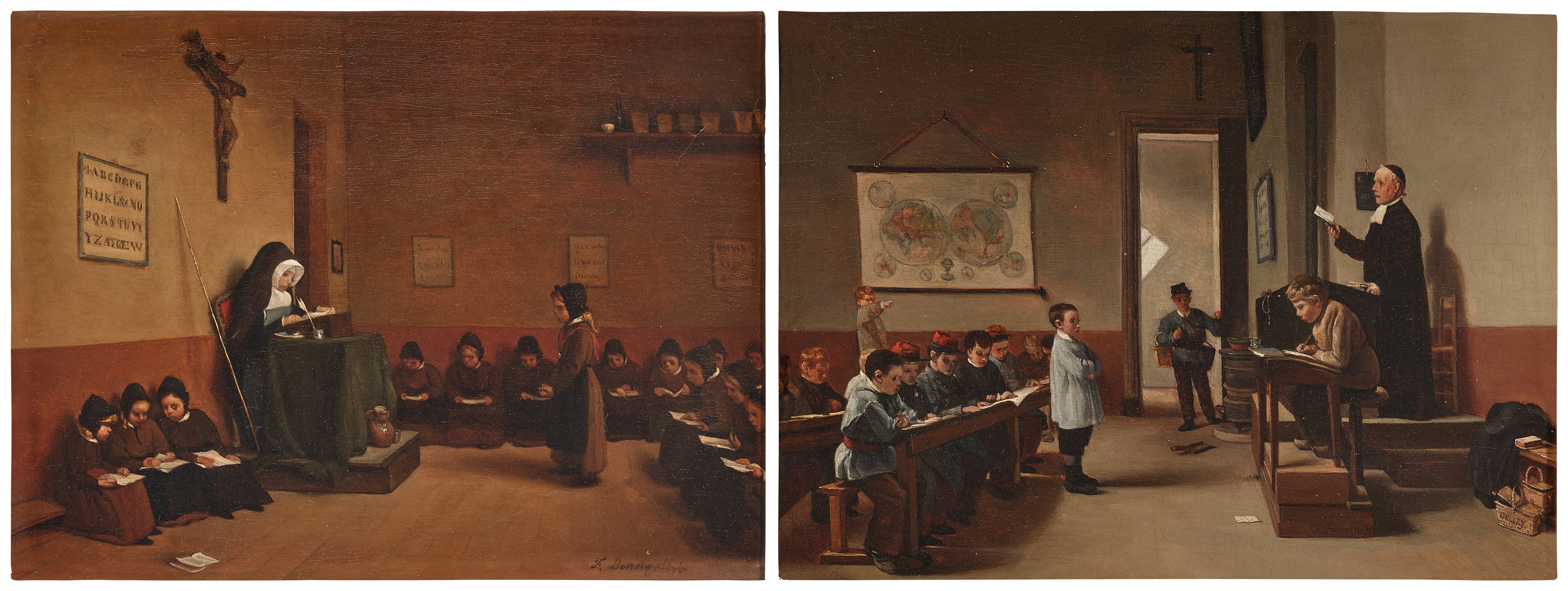 L'Ecole des soeurs; L'Ecole des frères