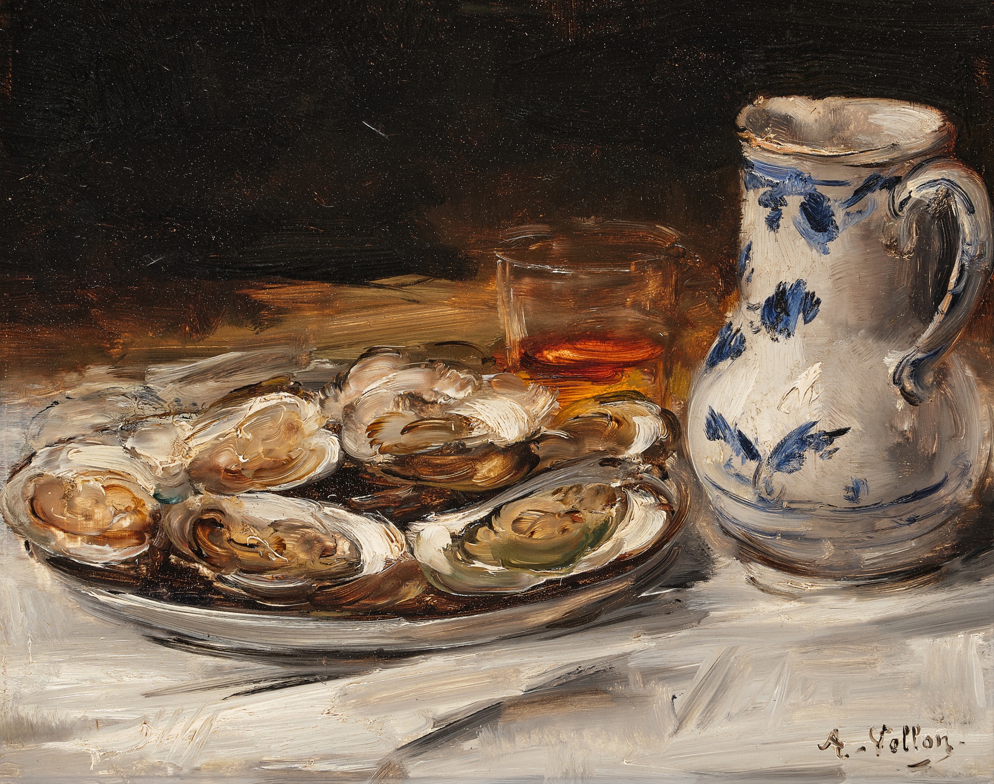 Antoine Vollon — Still Life with Oysters