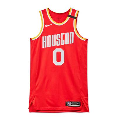 Russell Westbrook 2020 Houston Rockets 'BLACK LIVES MATTER' Game Worn Uniform