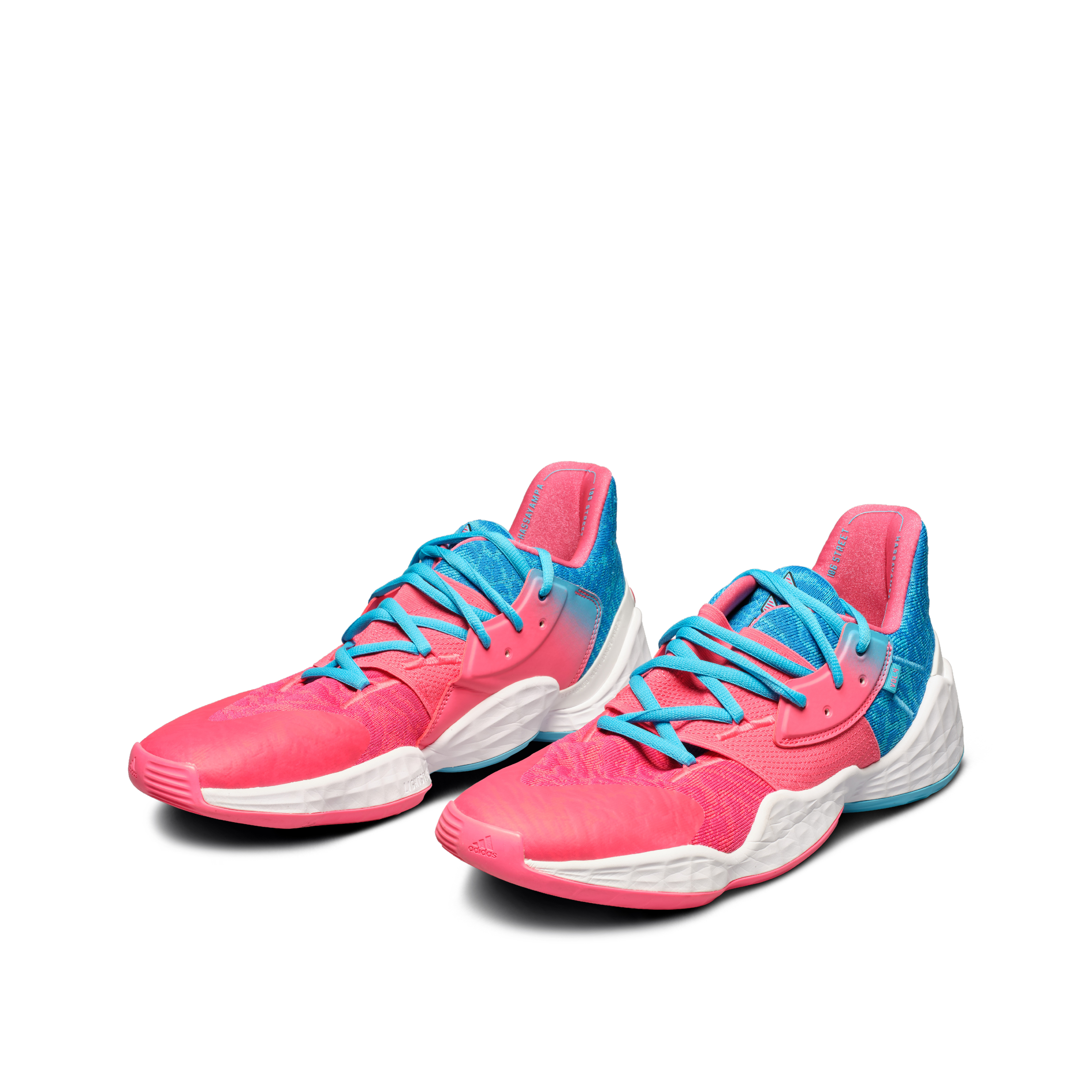 Adidas, Adidas Harden Vol. 4 Sneakers — James Harden 2020 Houston Rockets '41-Point' Game Worn Sneakers