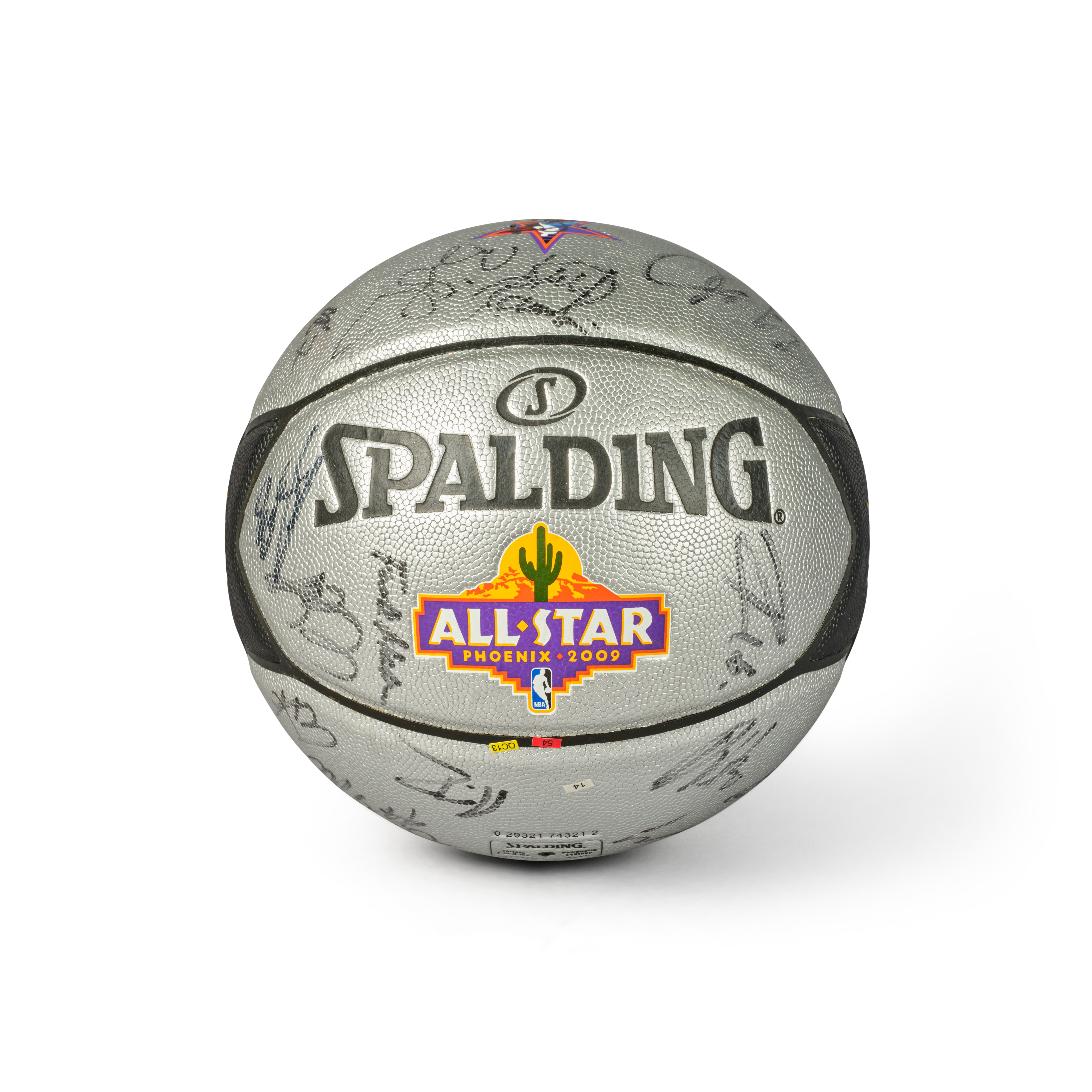 Unknown — 2009 NBA All-Star Game Multi-Signed Basketball