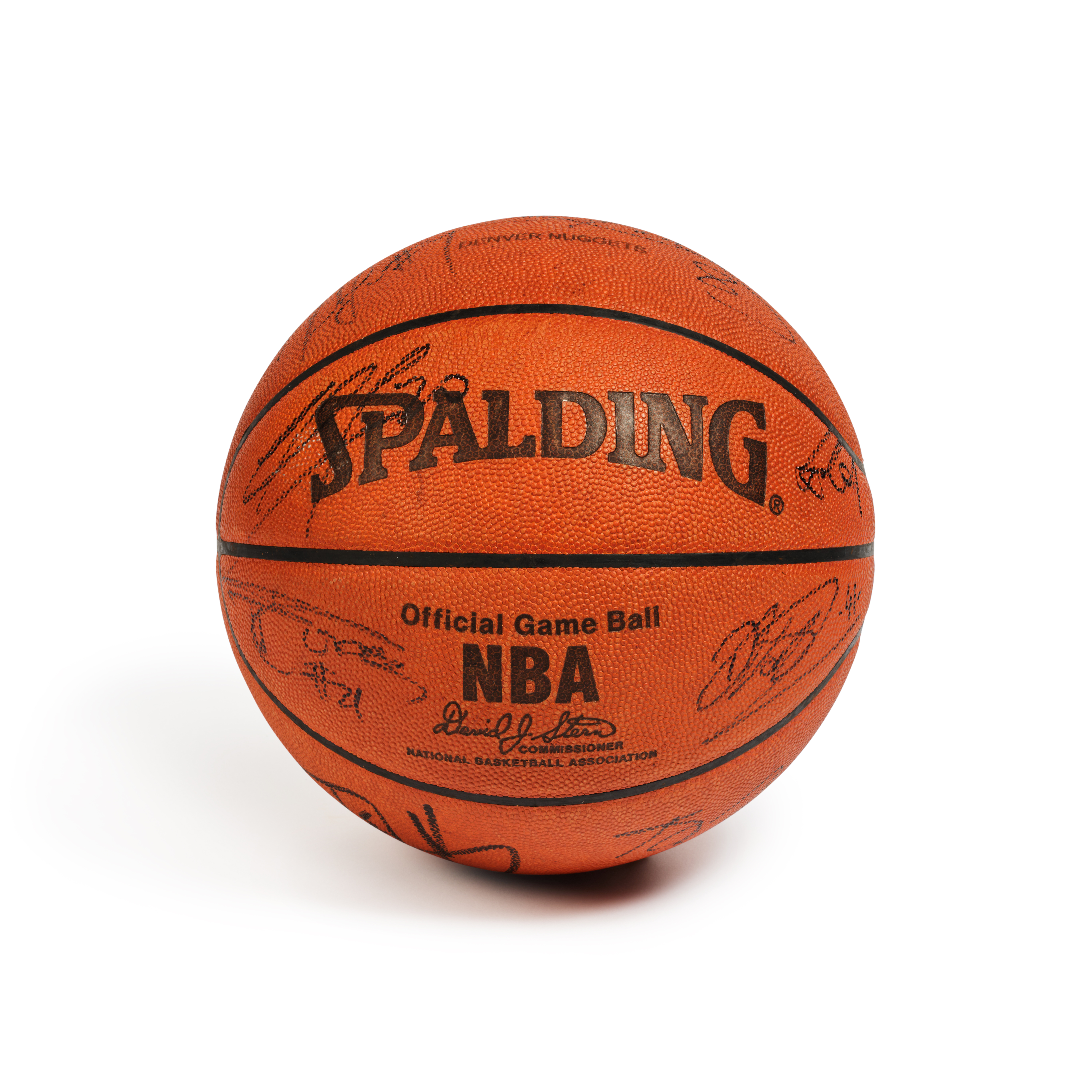 Unknown — 2005 Multi-Signed Basketball Signed by Various Western Conference All-Stars