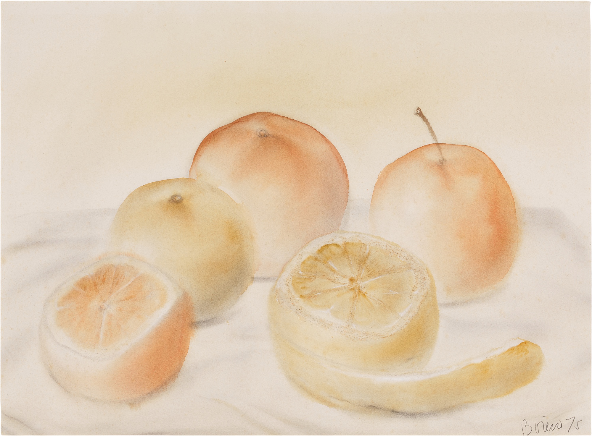 Fernando Botero — Still Life with Oranges