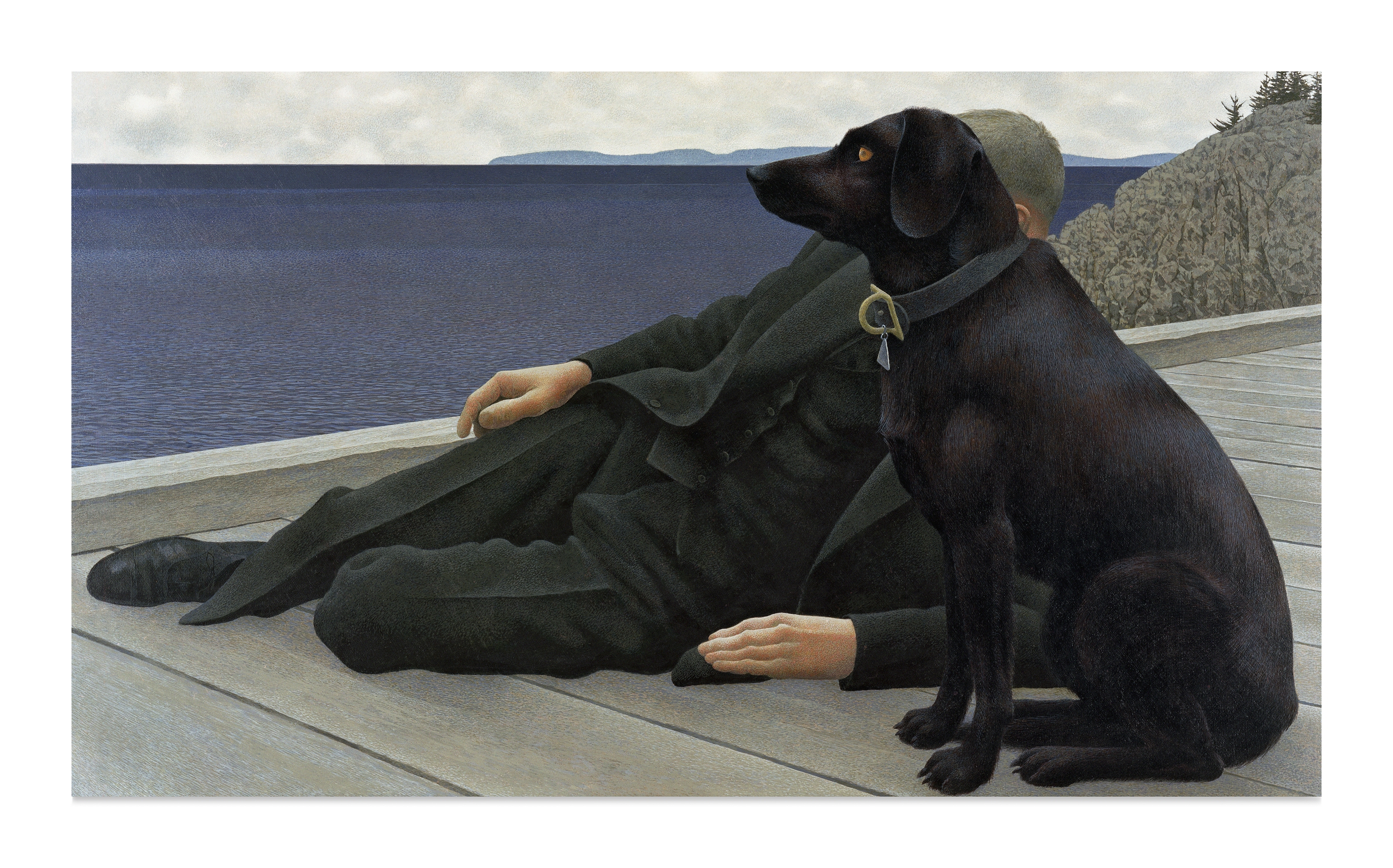 Alex Colville — Dog and Priest