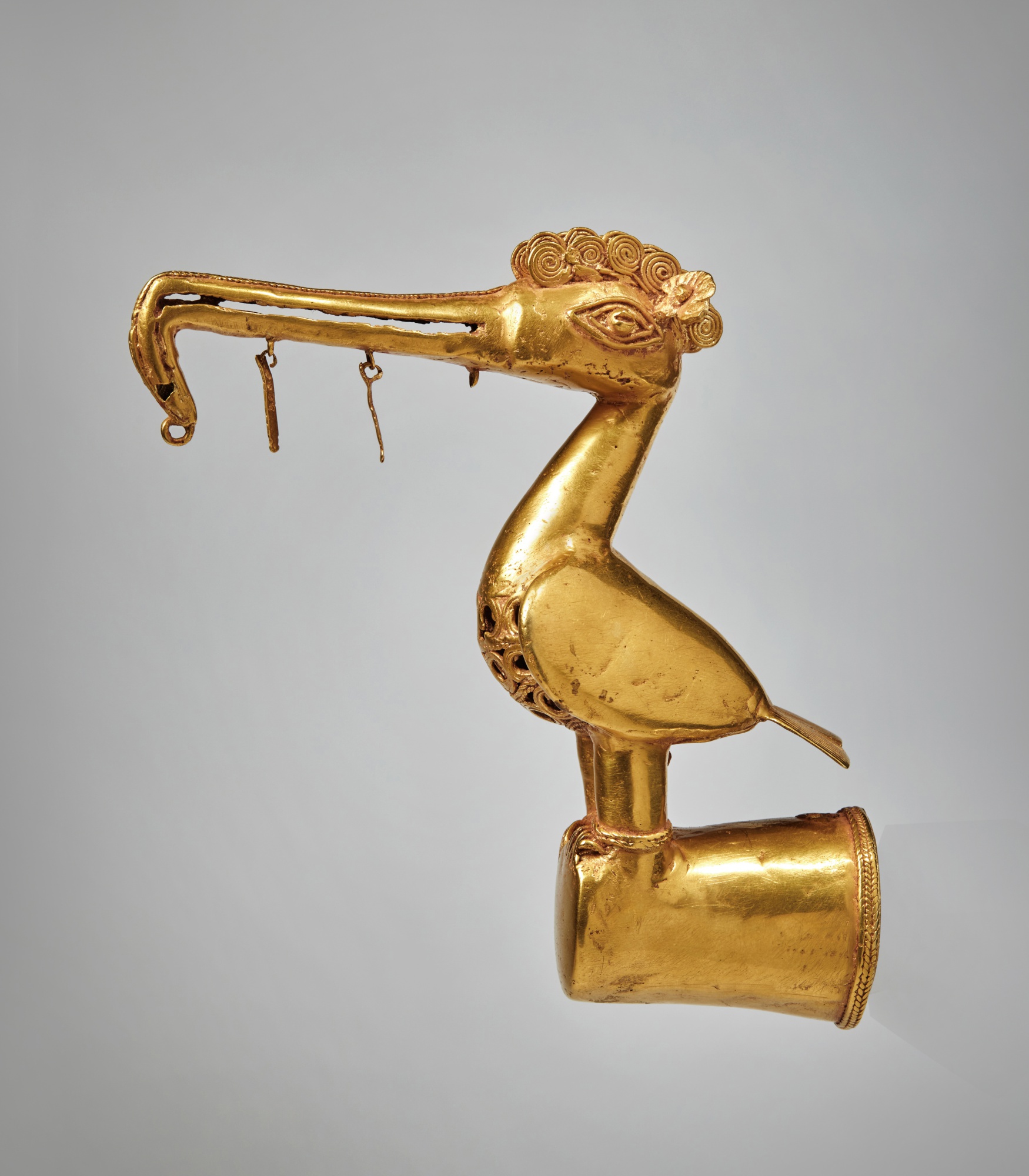 Sinú Gold Toucan Finial