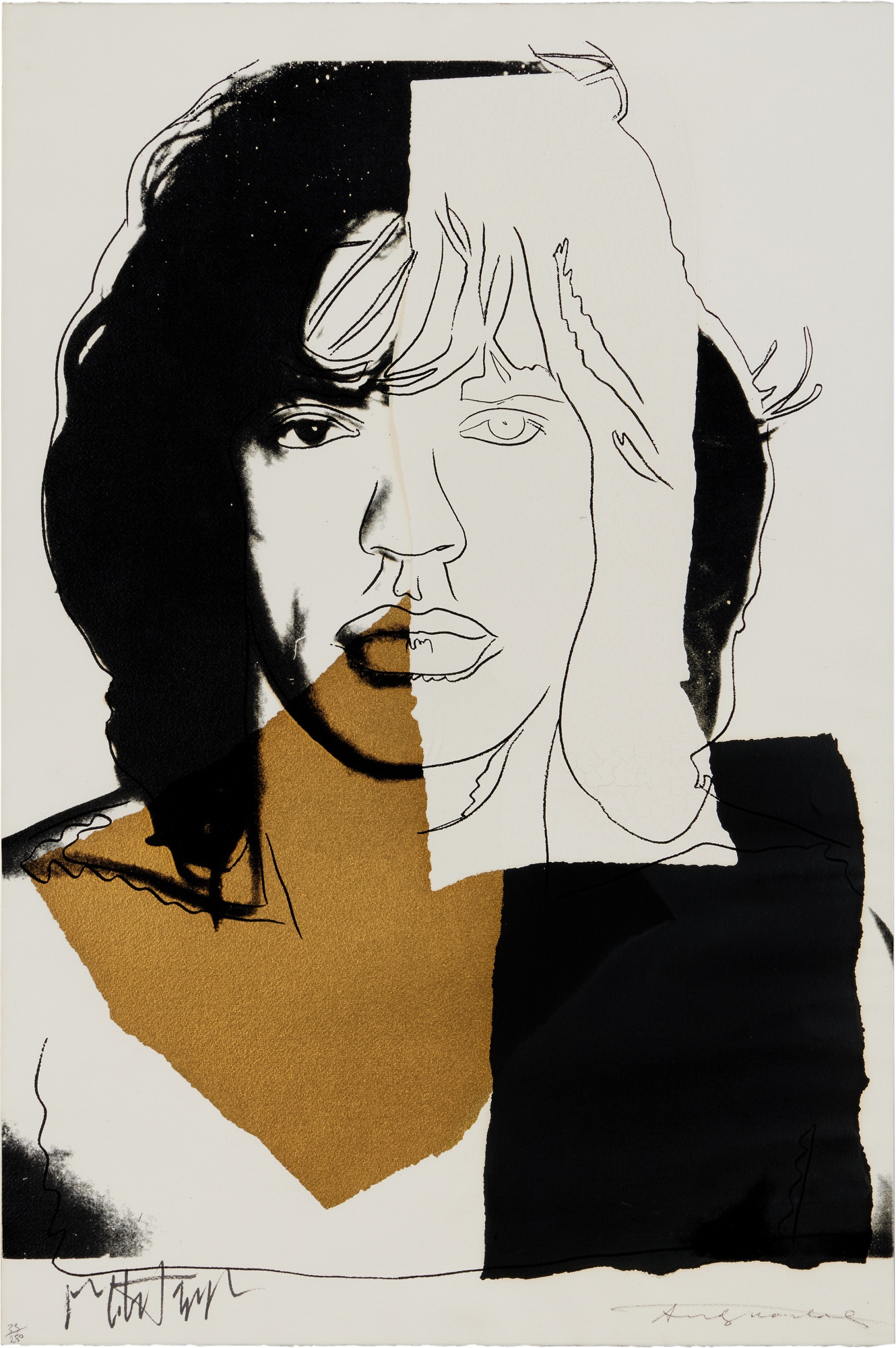 Andy Warhol — Mick Jagger (Feldman & Schellmann II.146)