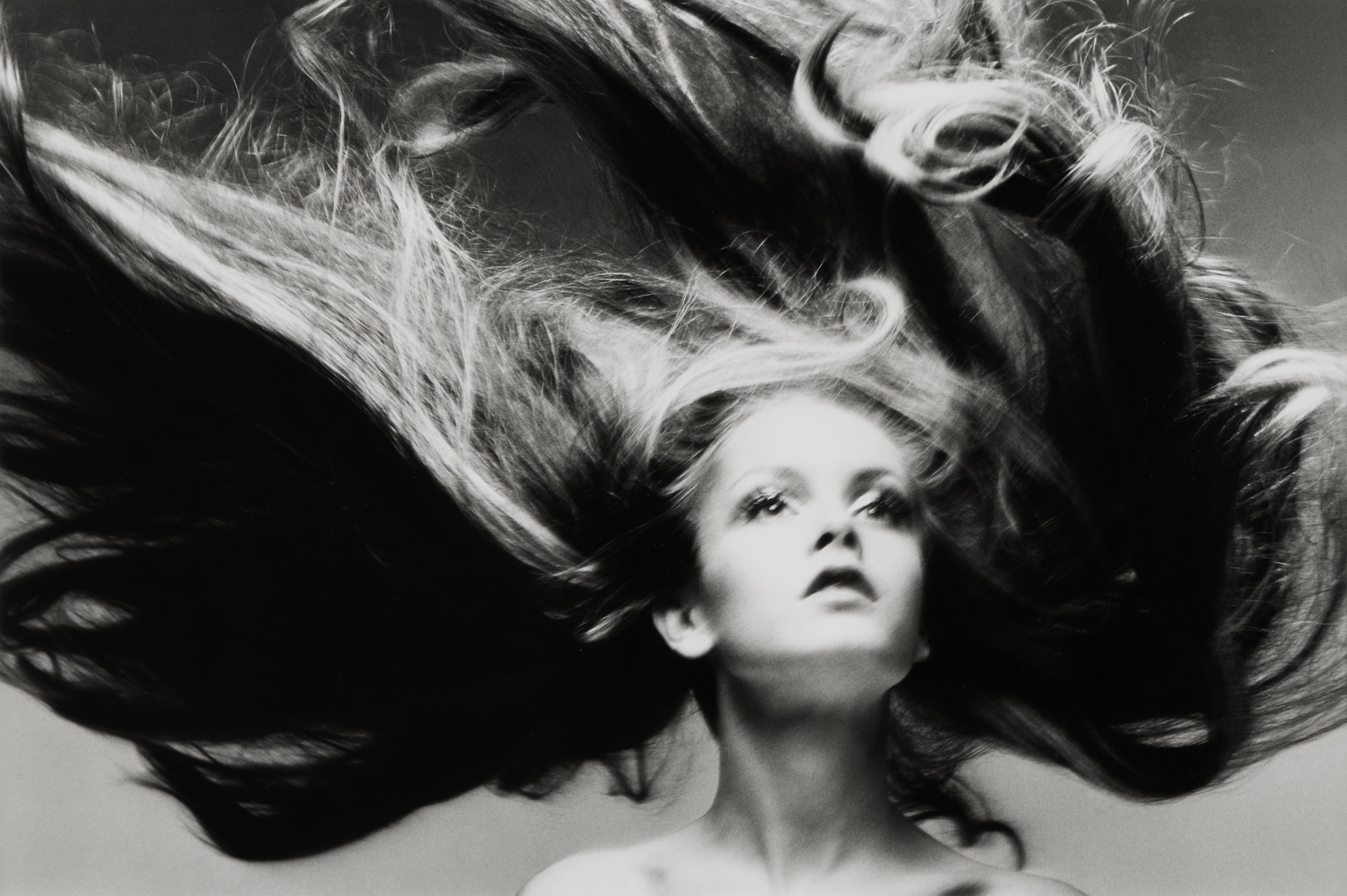 Richard Avedon — Twiggy, Hair by Ara Gallant, Paris studio, January 1968
