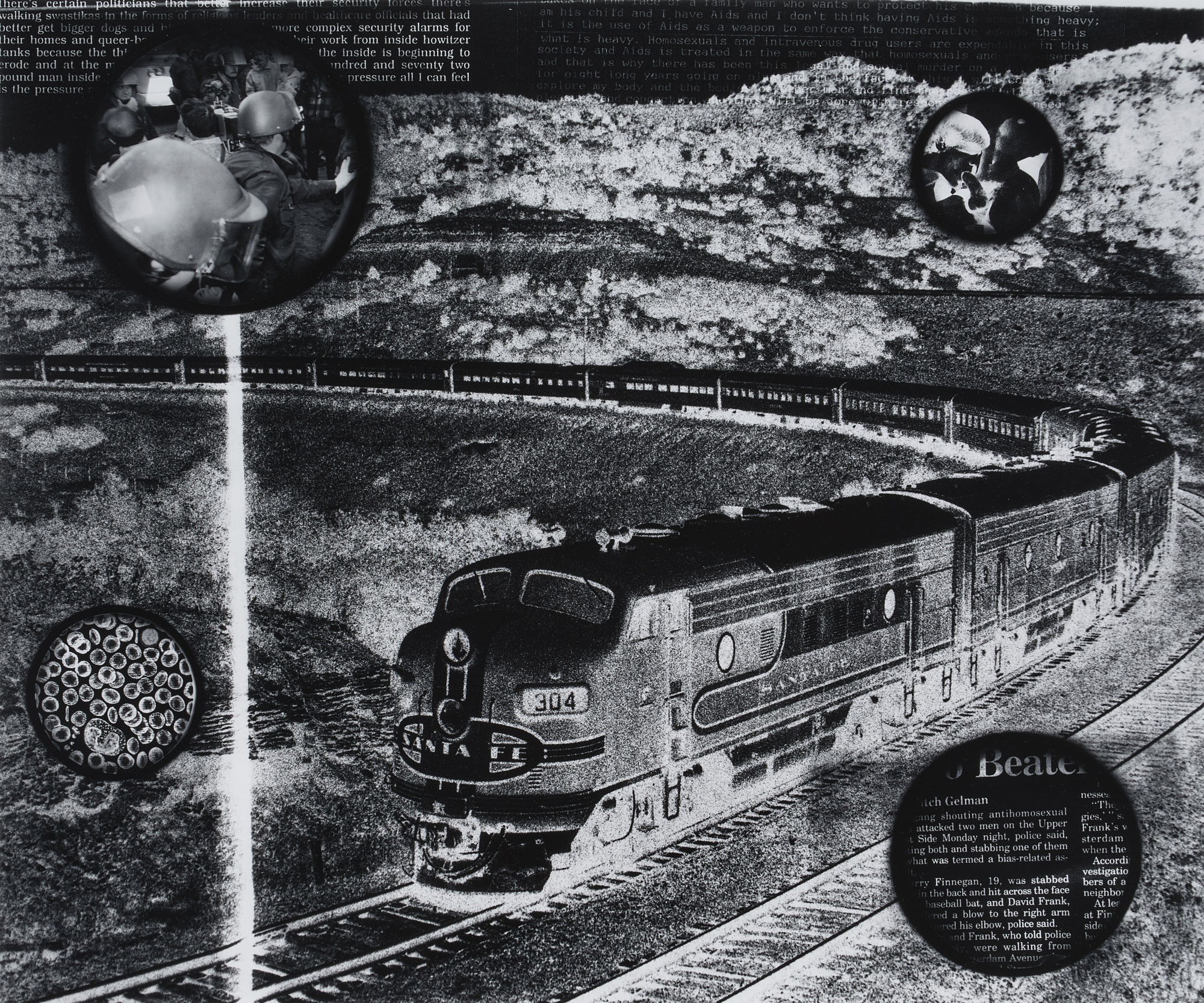 David Wojnarowicz — Untitled from Sex Series (for Marion Scemama)