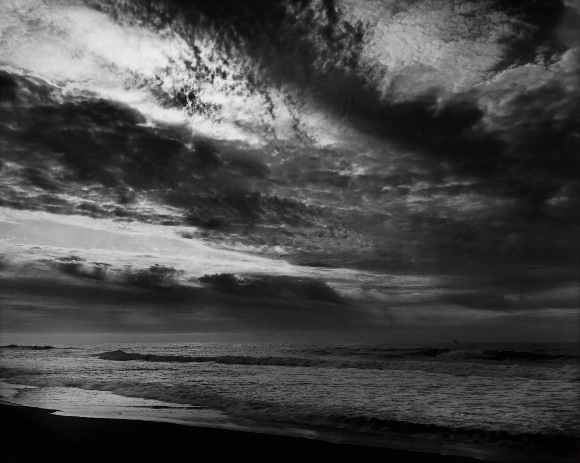 Ansel Adams — ‘Sunset, The Pacific Ocean, California’