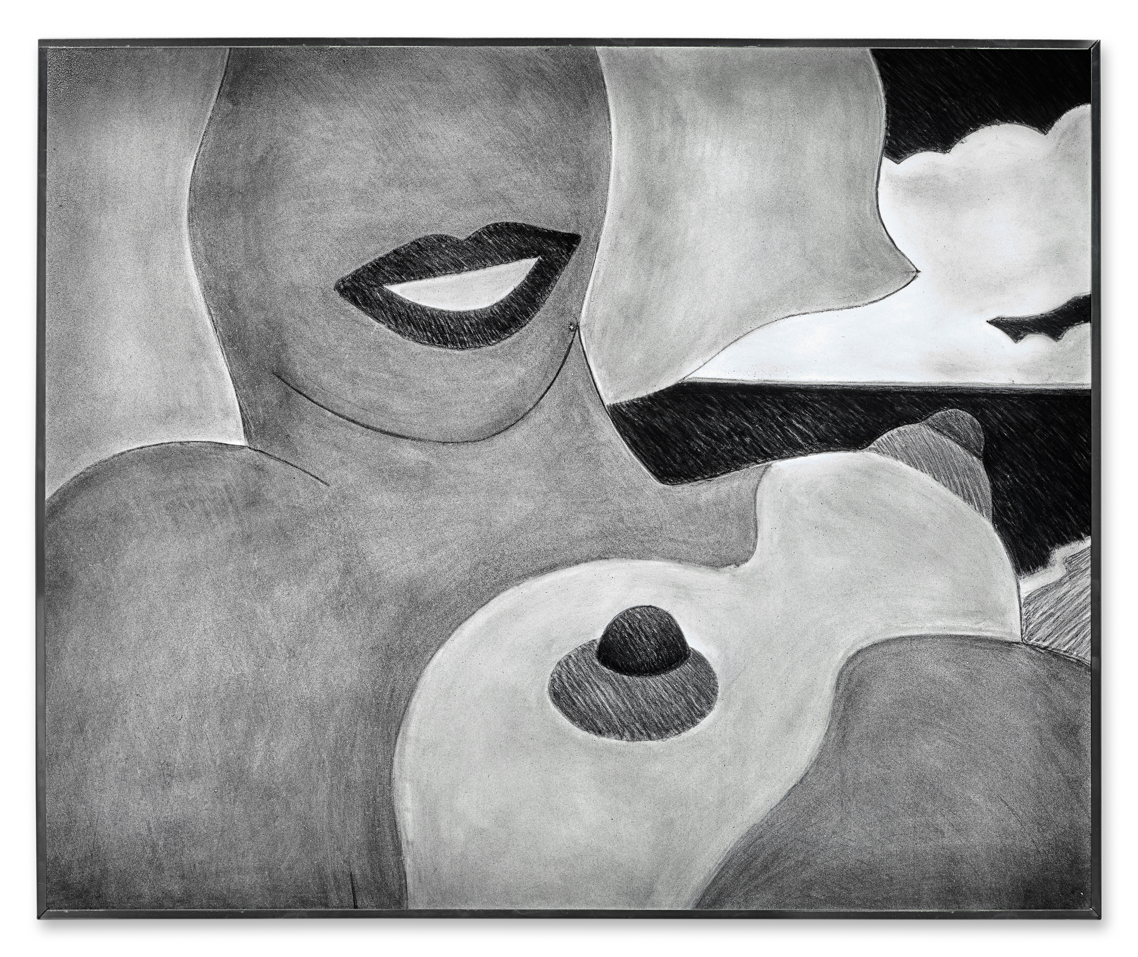 Unknown — 3-D Illuminated Drawing - Nude 1966 for Great American Nude #84