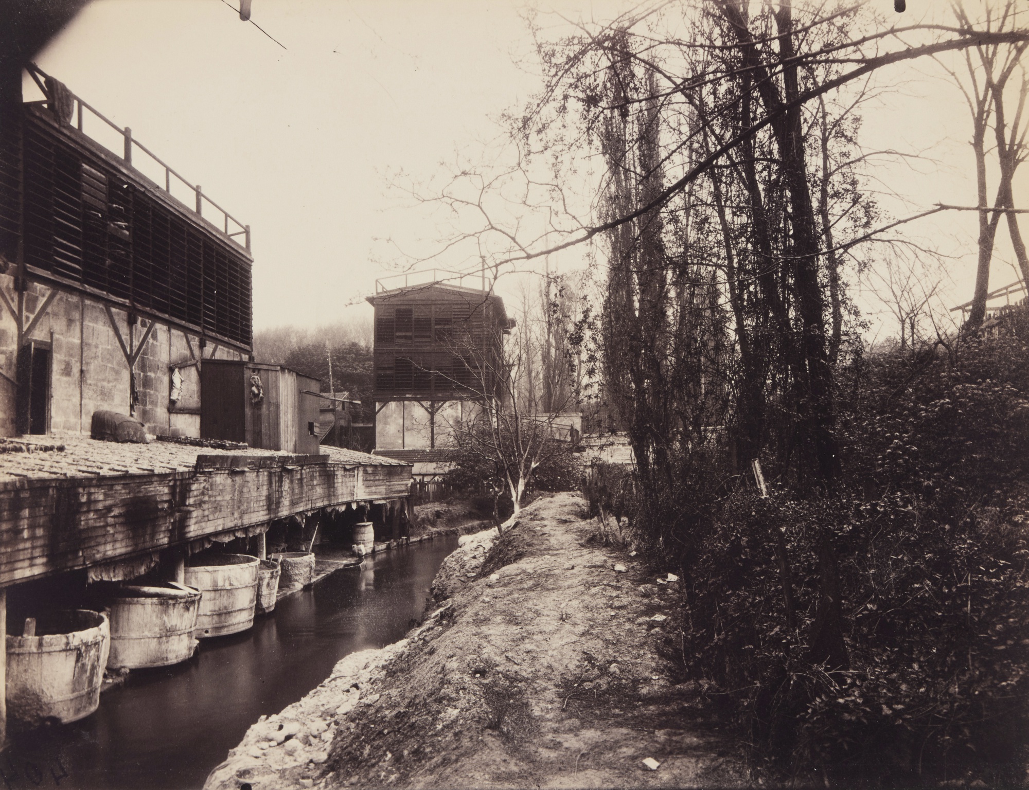 Eugène Atget — La Bièvre, Porte d'Italie