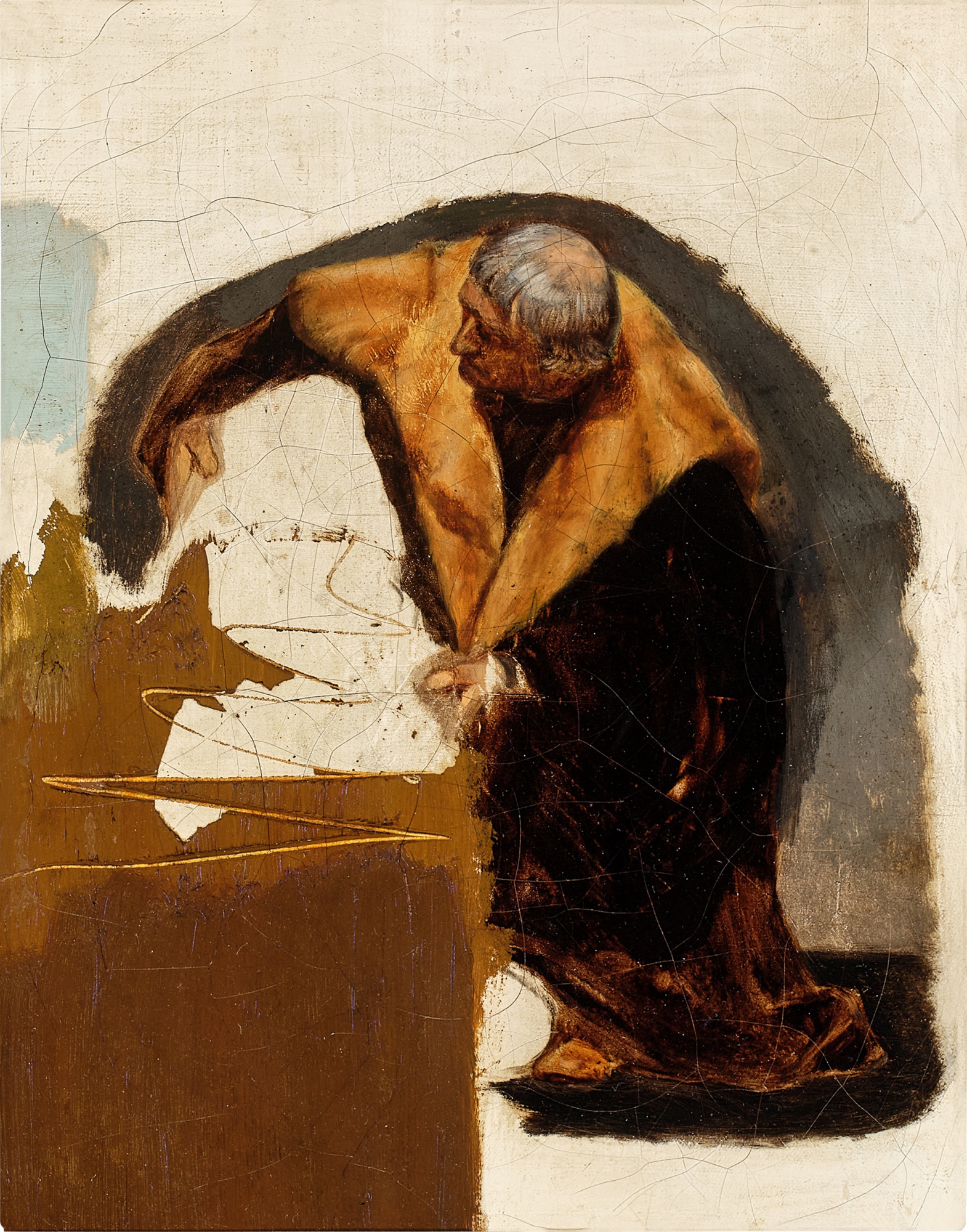 Unknown — Study of Sir John Brydges for The Execution of Lady Jane Grey