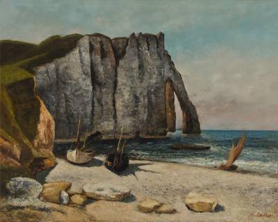 Cliff of Etretat (Falaise d'Etretat, la Porte d'Aval)