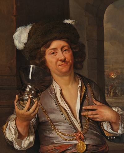 Self-Portrait as a Merry Drinker
