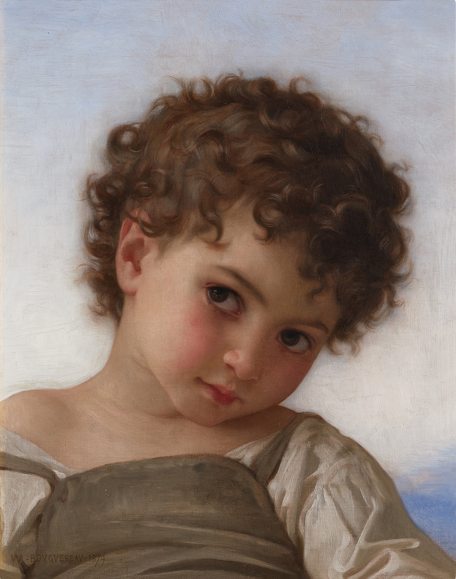 William Bouguereau — Study for La tasse de lait 
