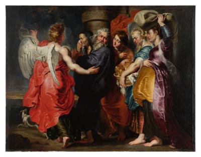 Flight of Lot and his Family from Sodom
