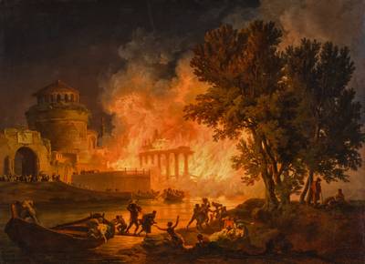 Nocturnal Capriccio of Rome Burning