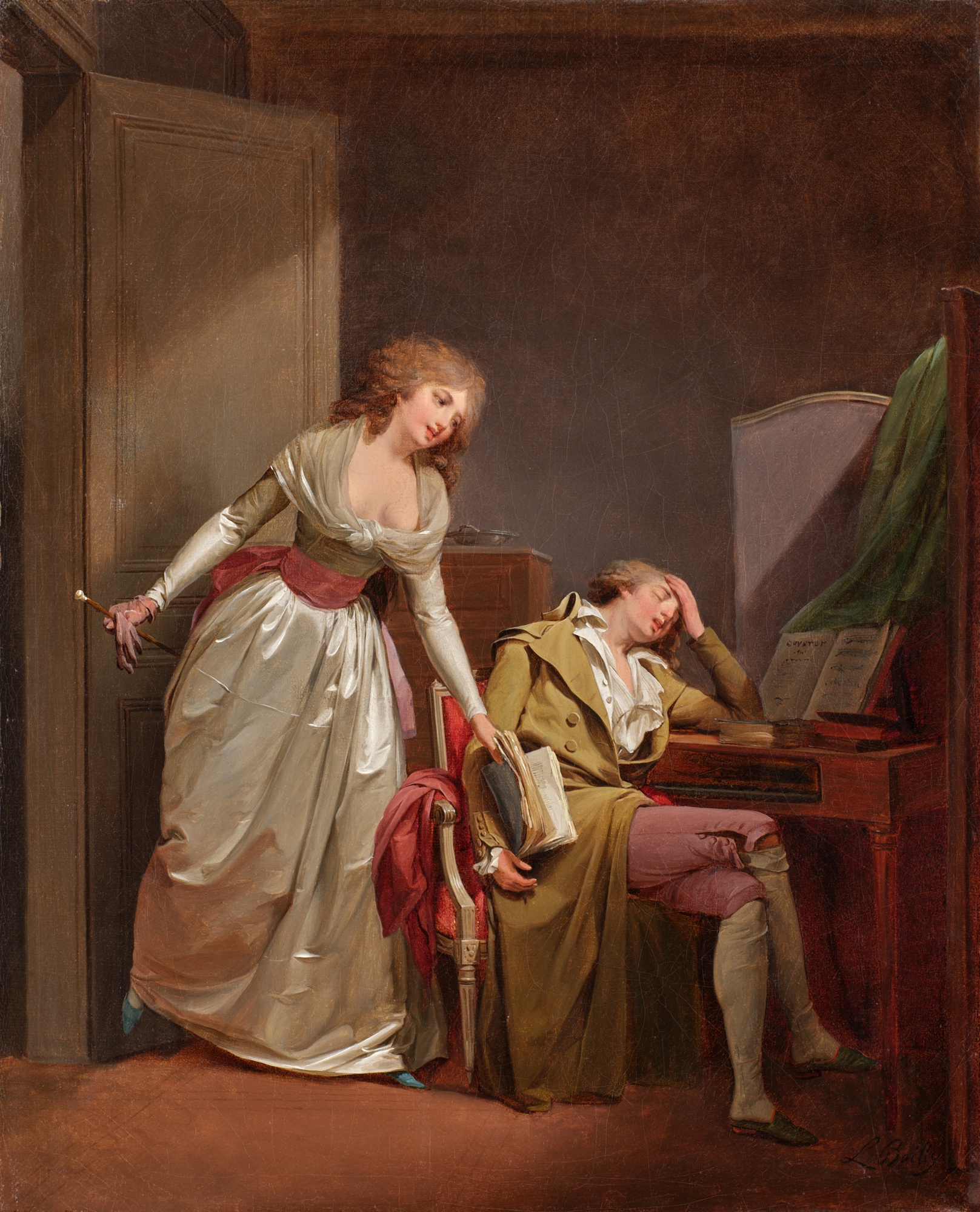 Louis-Léopold Boilly — The Deceptive Sleep (Le Sommeil Trompeur)