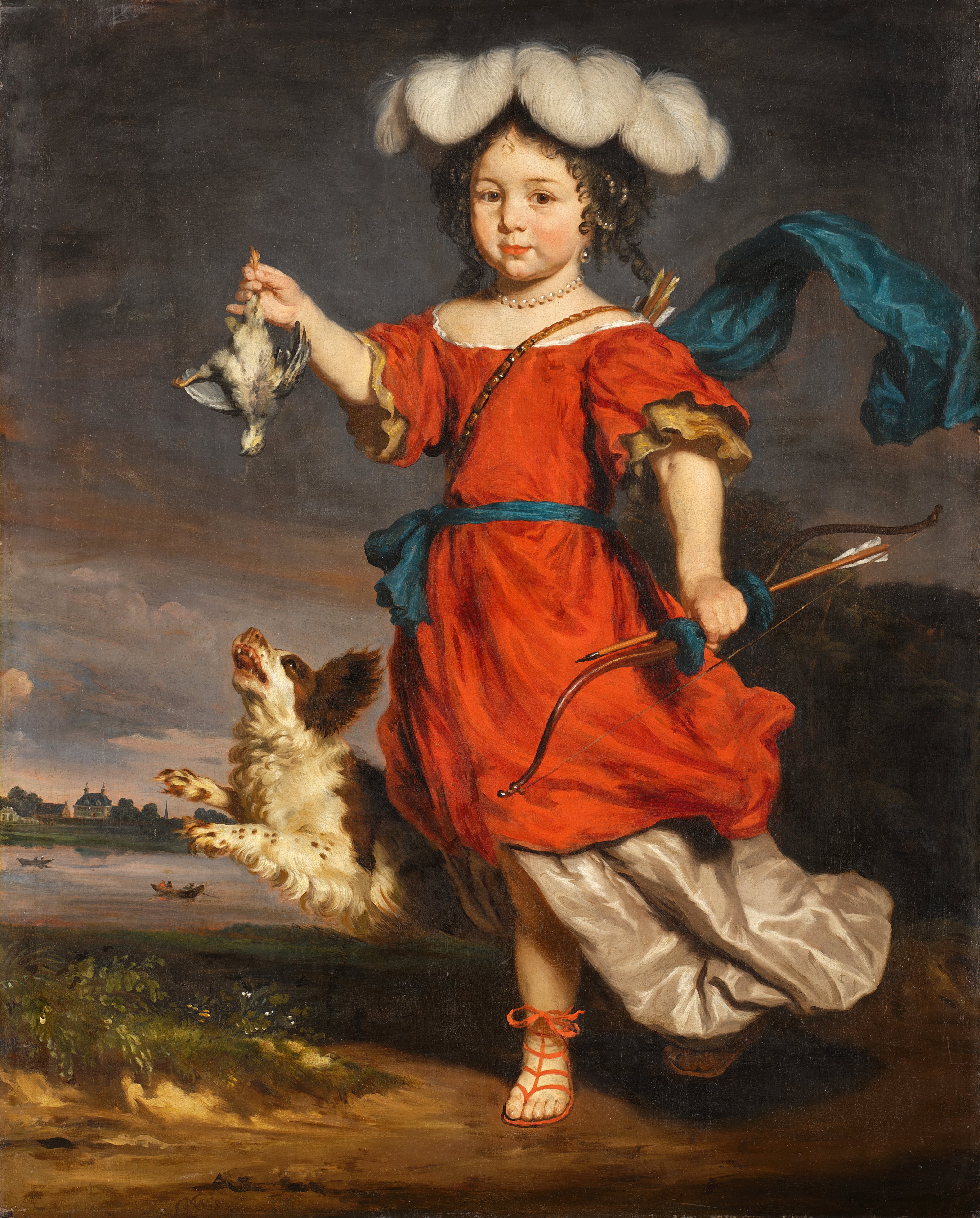 Portrait of a Young Girl as a Huntress