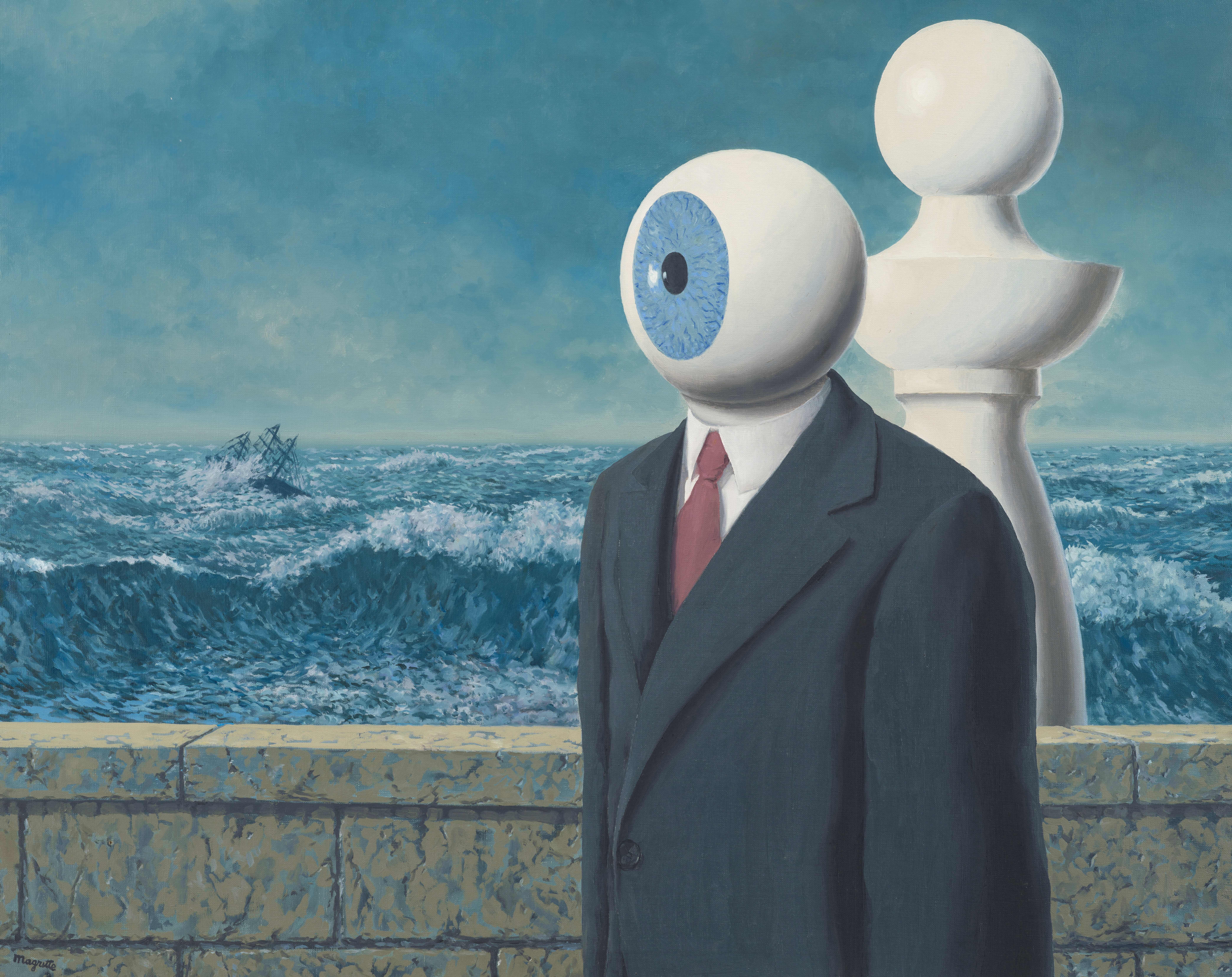 René Magritte — La Traversée difficile