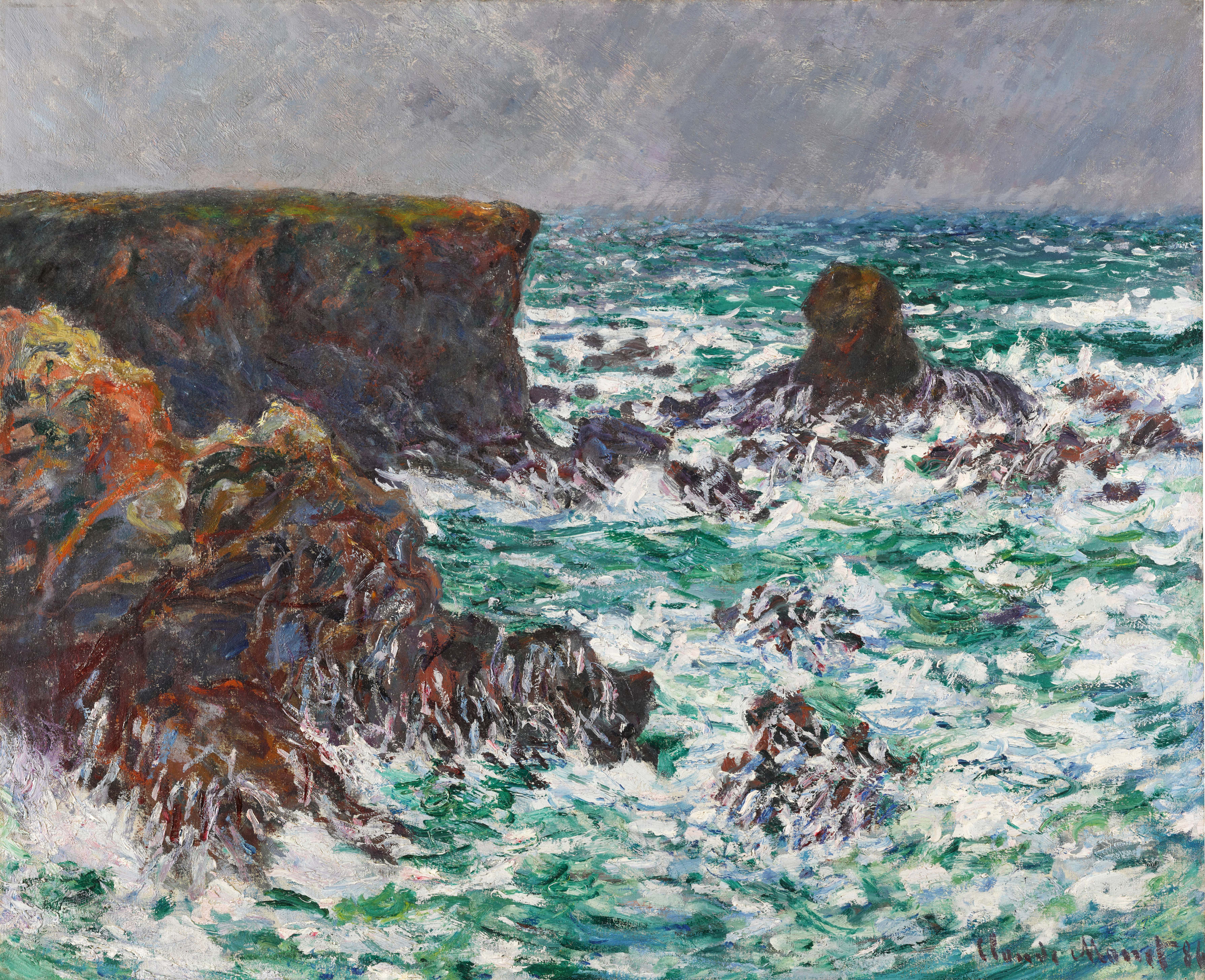 Claude Monet — Port-Coton, Le Lion