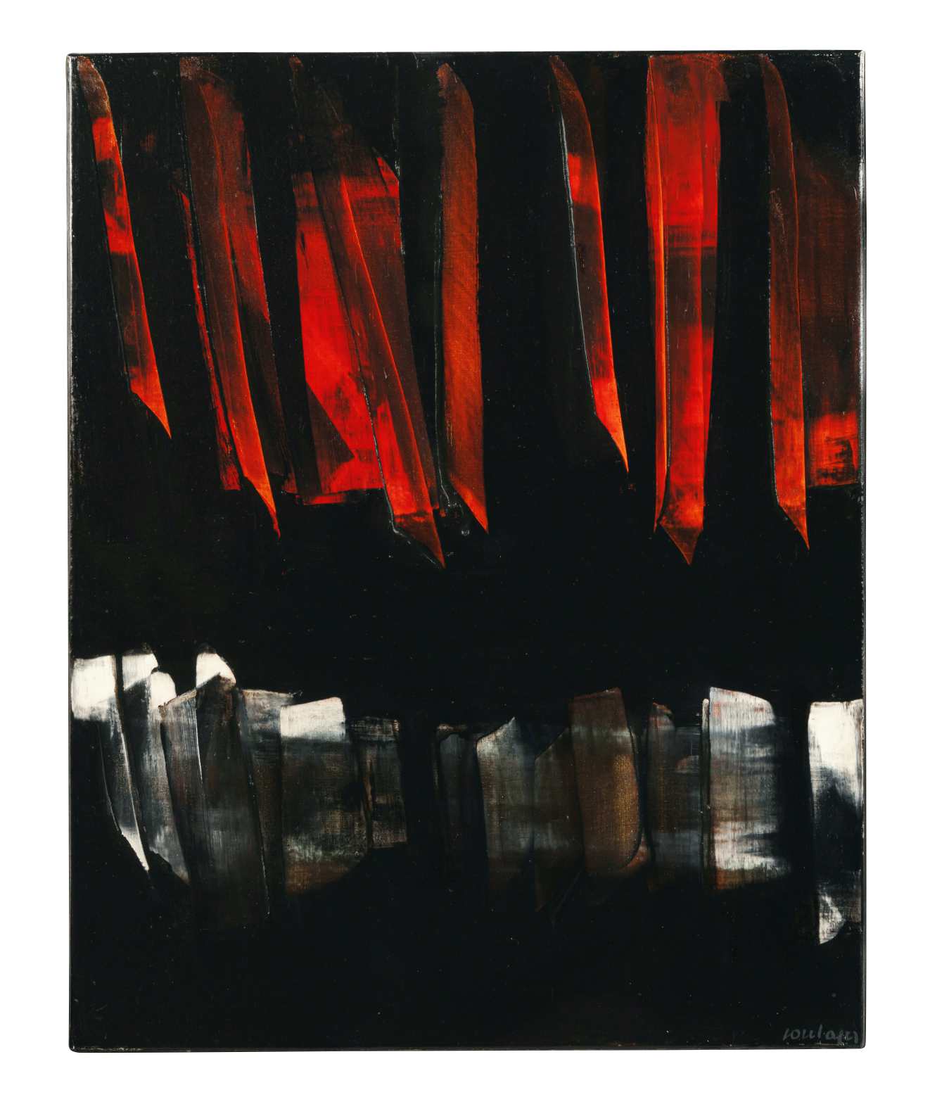 Pierre Soulages — Peinture 92 x 73 cm, 30 juin 59